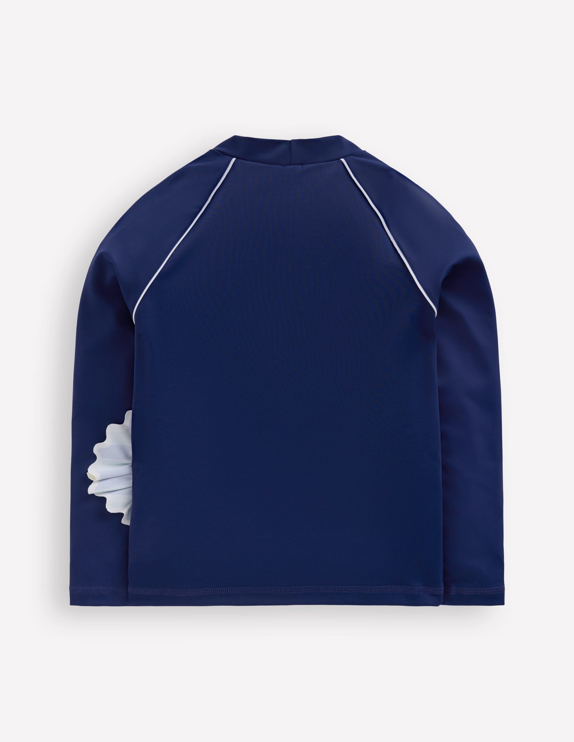 Haut de plage fun avec protection solaire-Poisson bleu marine universitaire - Image 2