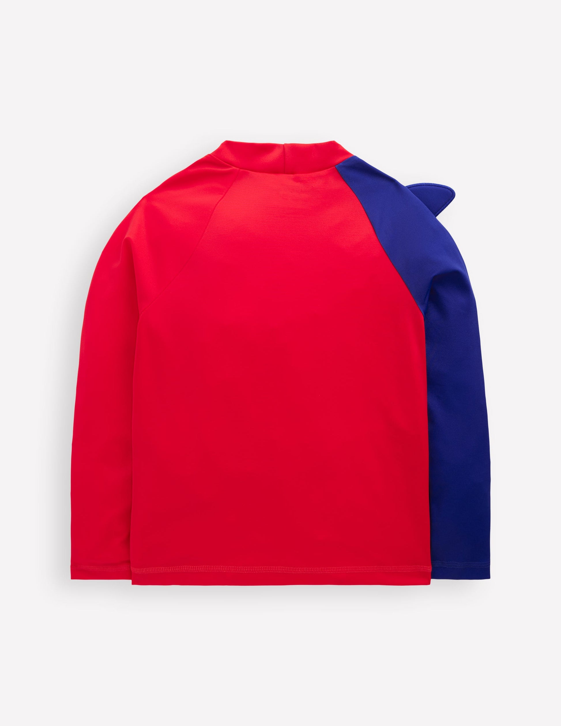 Lustiges Badeshirt mit Sonnenschutz-Marsrot Hai-2