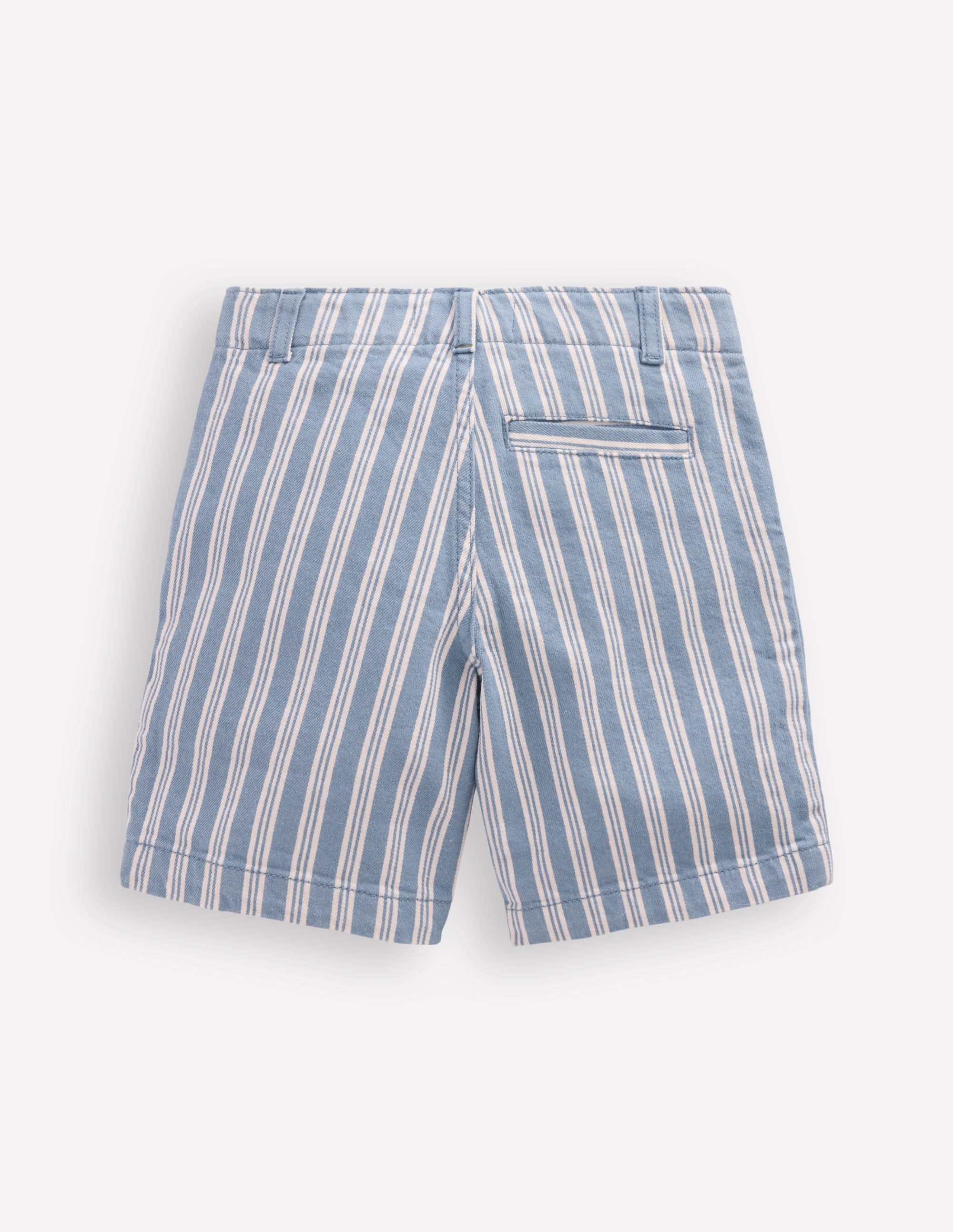 Short élégant-Rayé bleu clair - Image 4