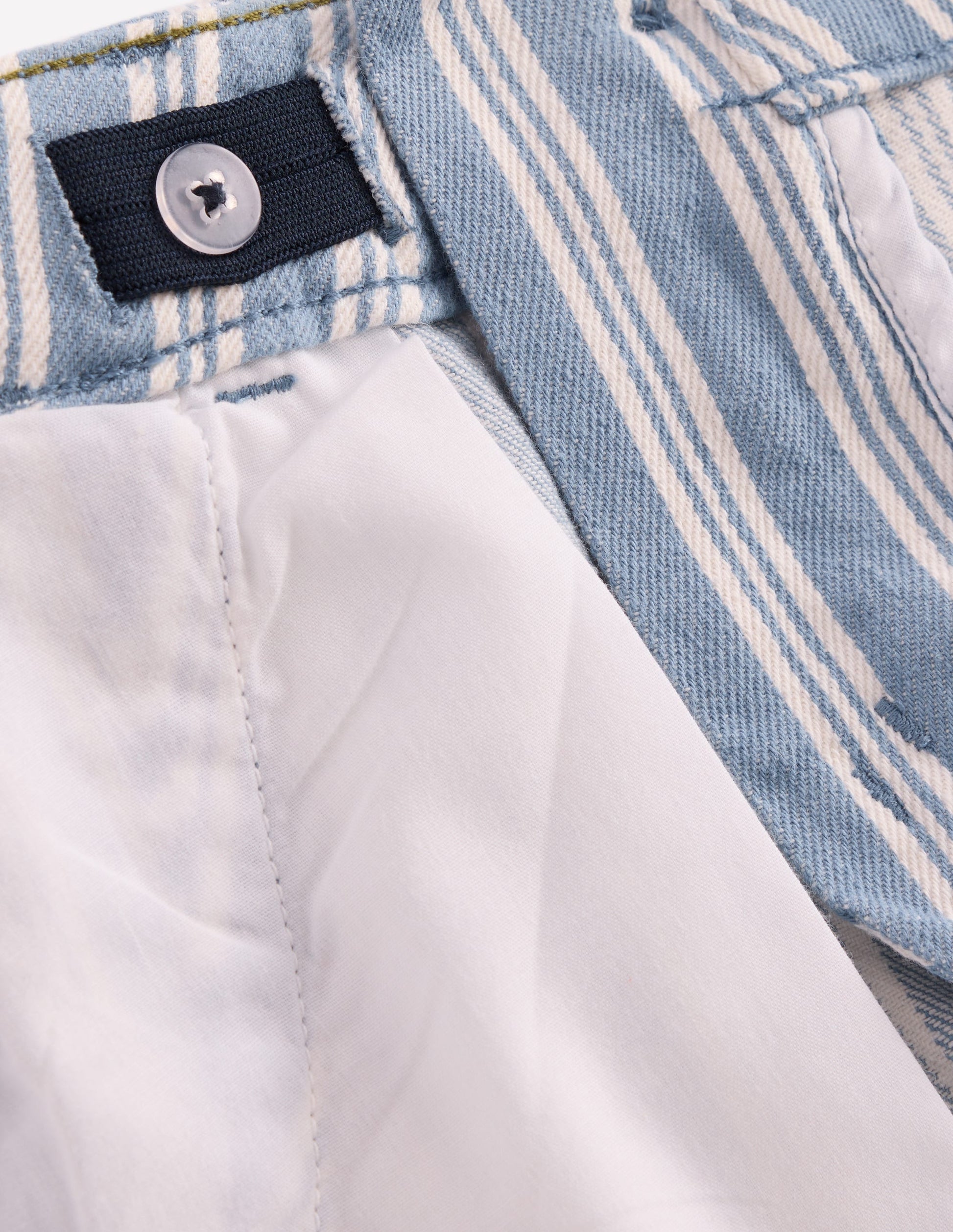 Elegante Shorts-Hellblau Streifen-7