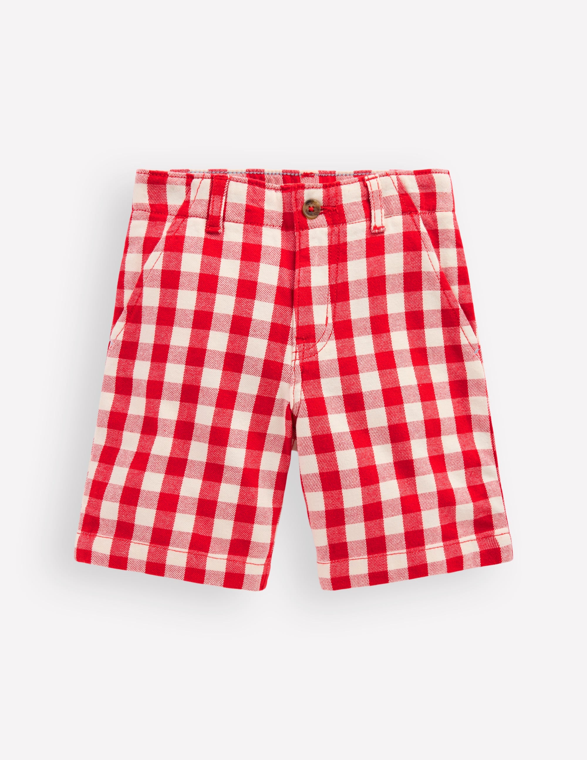 Short élégant-Rouge Vichy - Image 1