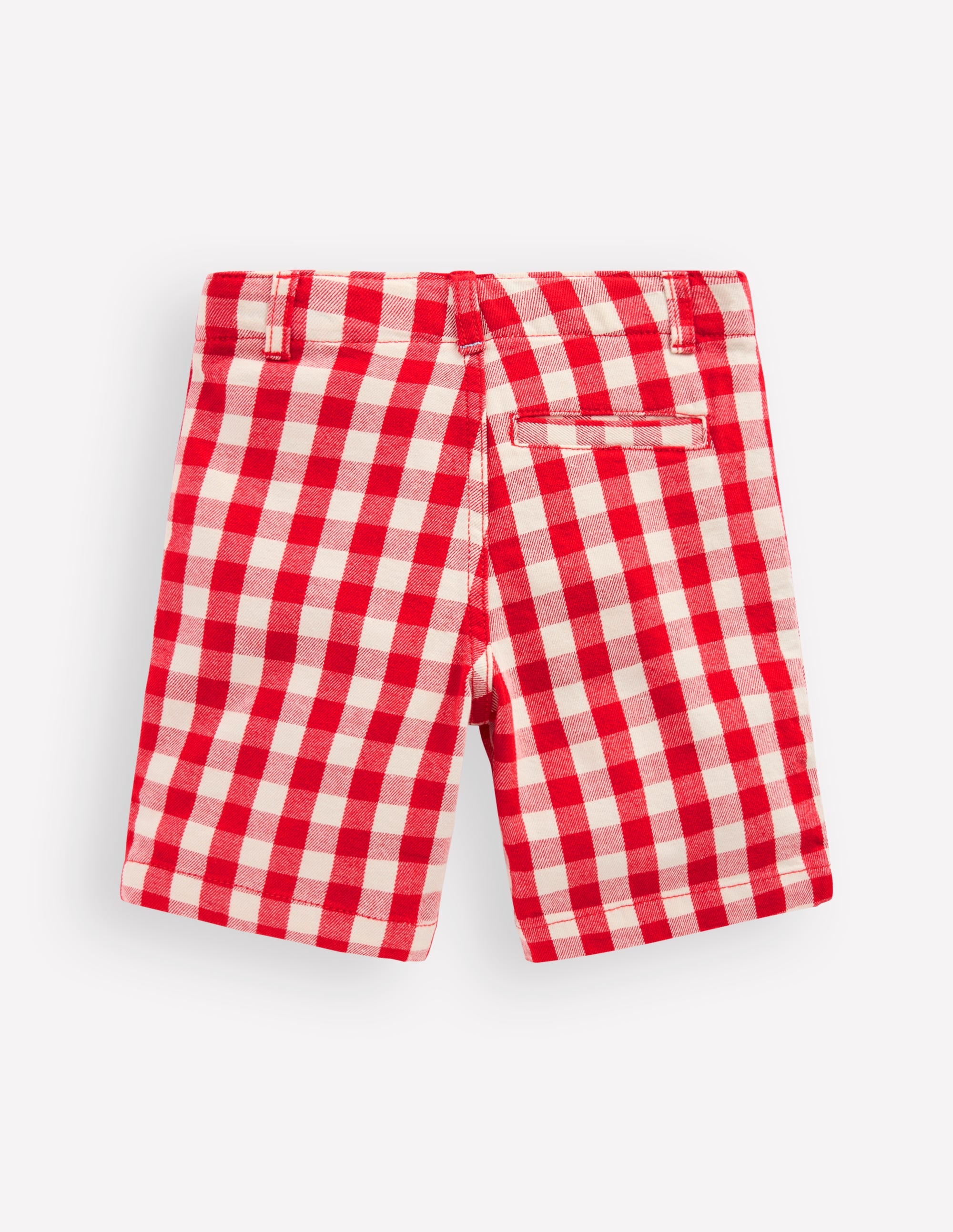 Short élégant-Rouge Vichy - Image 2