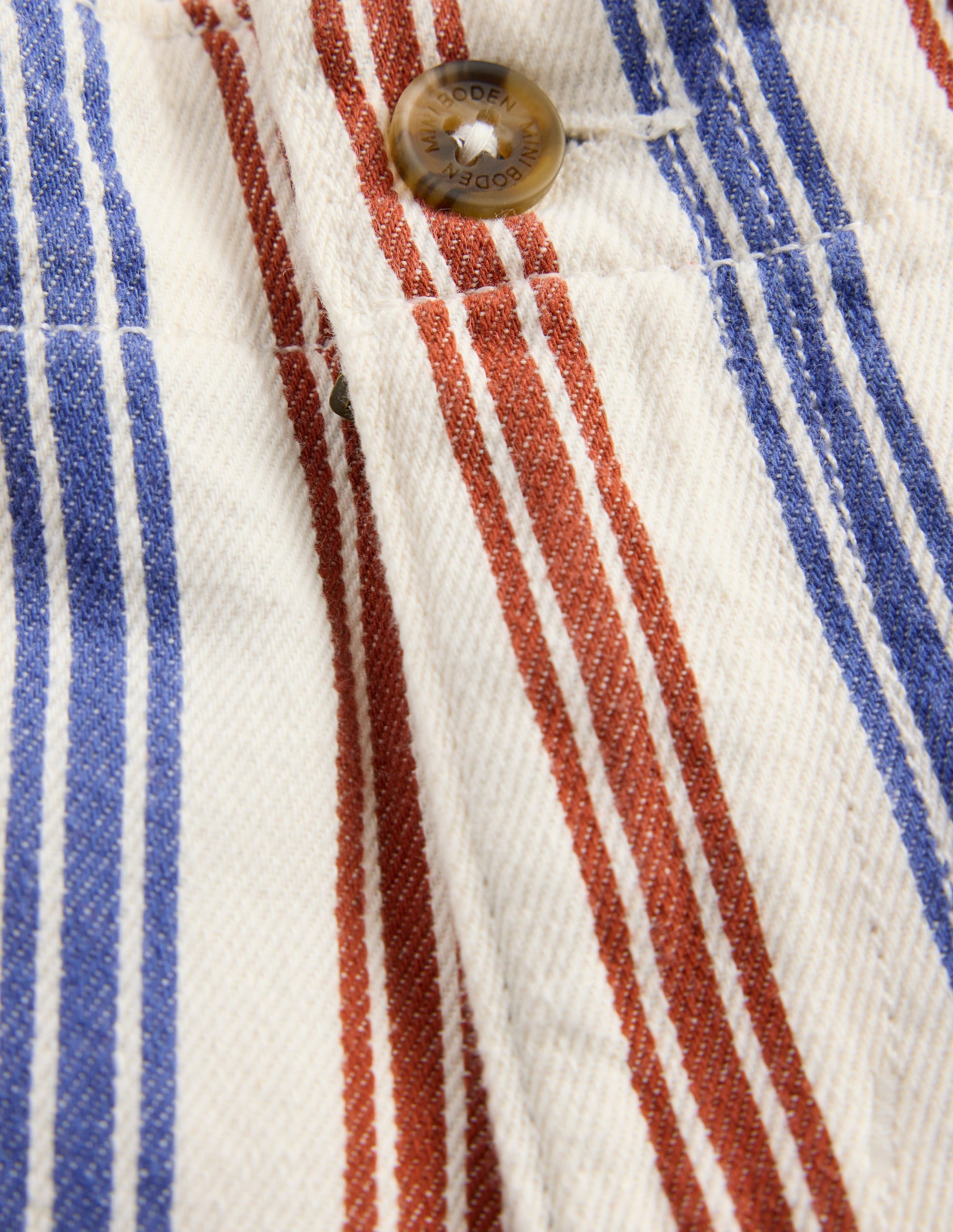 Short élégant-Rayé bleu et rouge-4