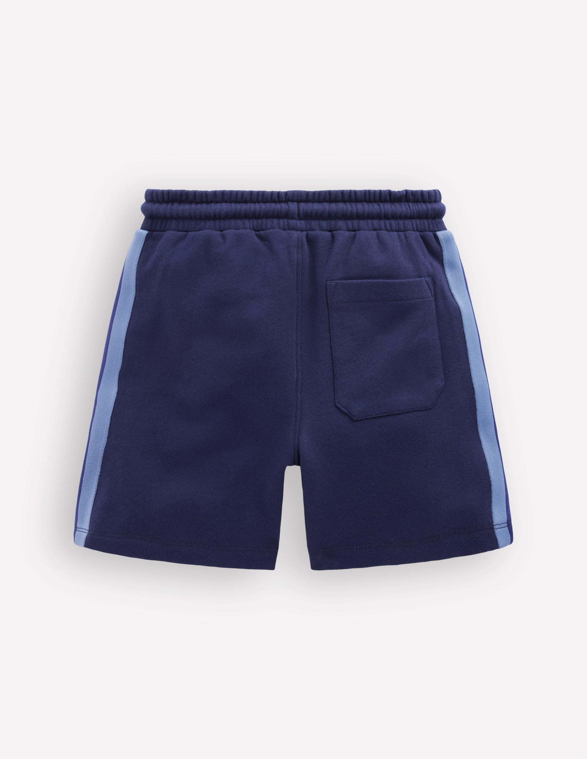 Colourblock Shorts-Navy-2