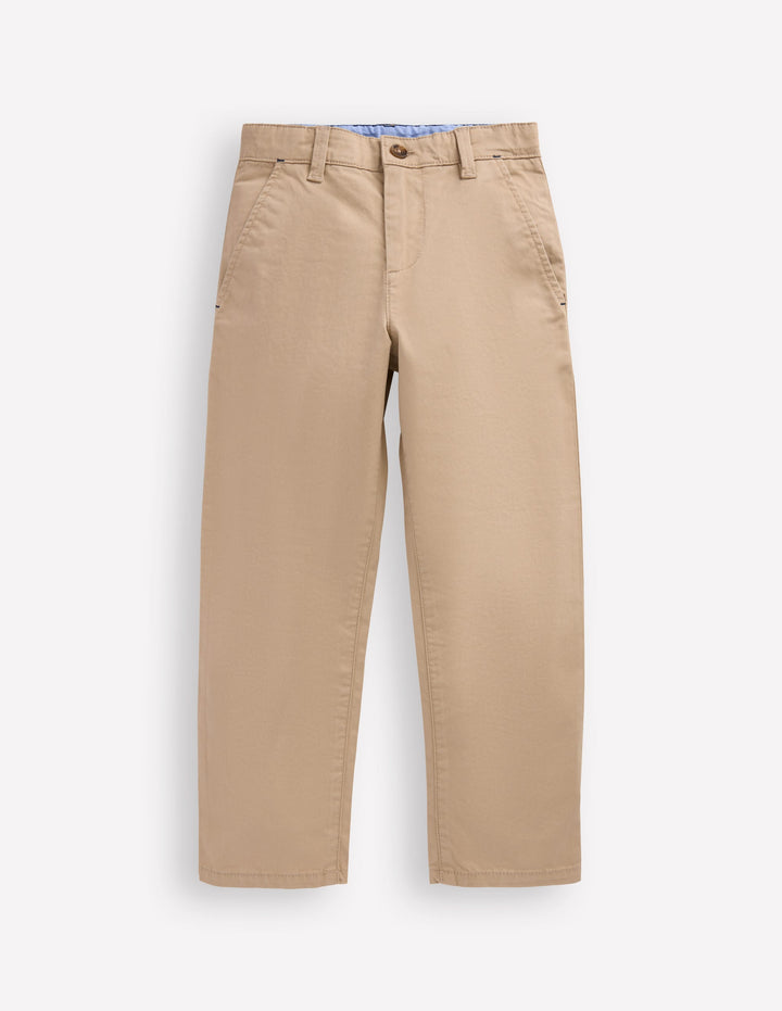 Klassische Chinohose-Klassisches Hellbraun