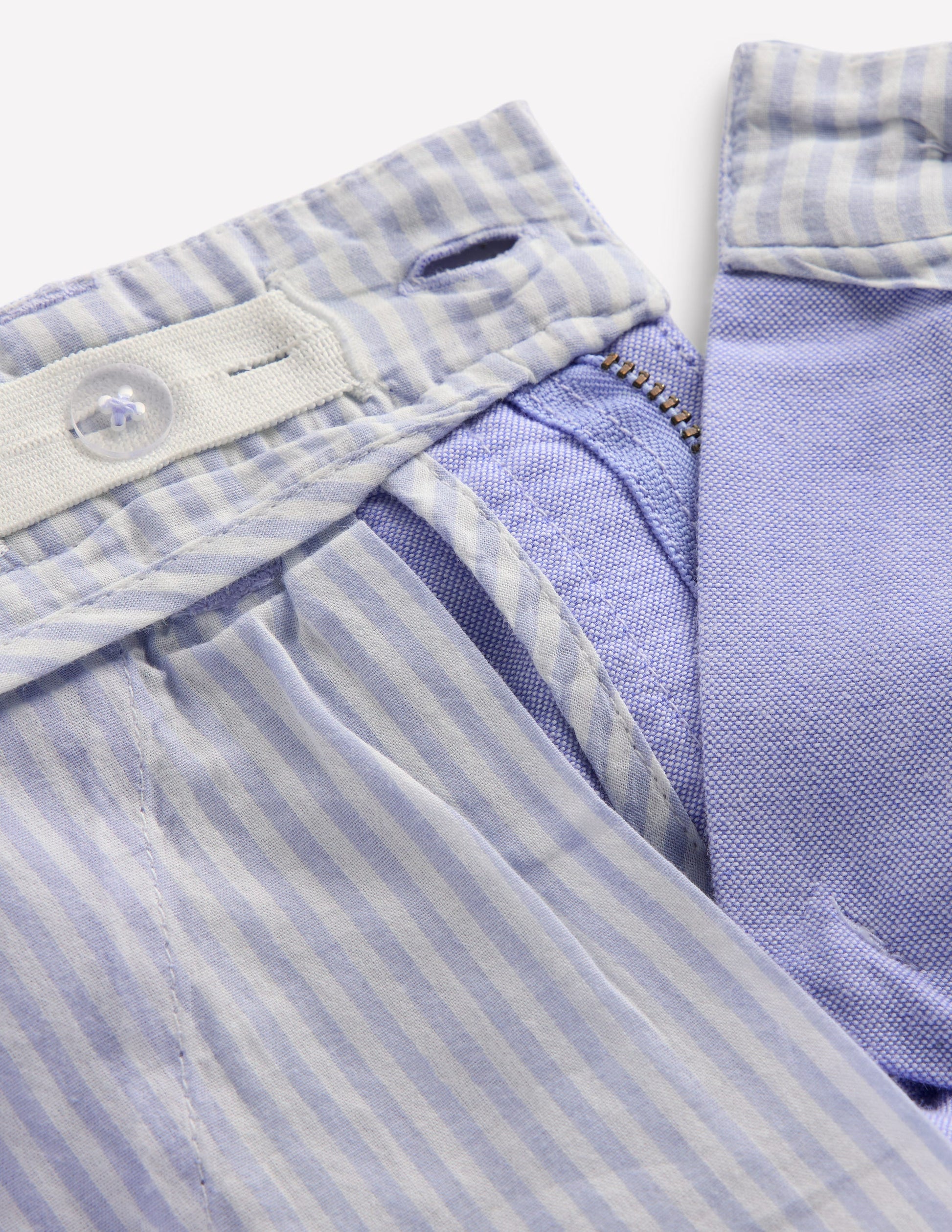 Klassische Chino-Shorts-Oxford-Blau-4