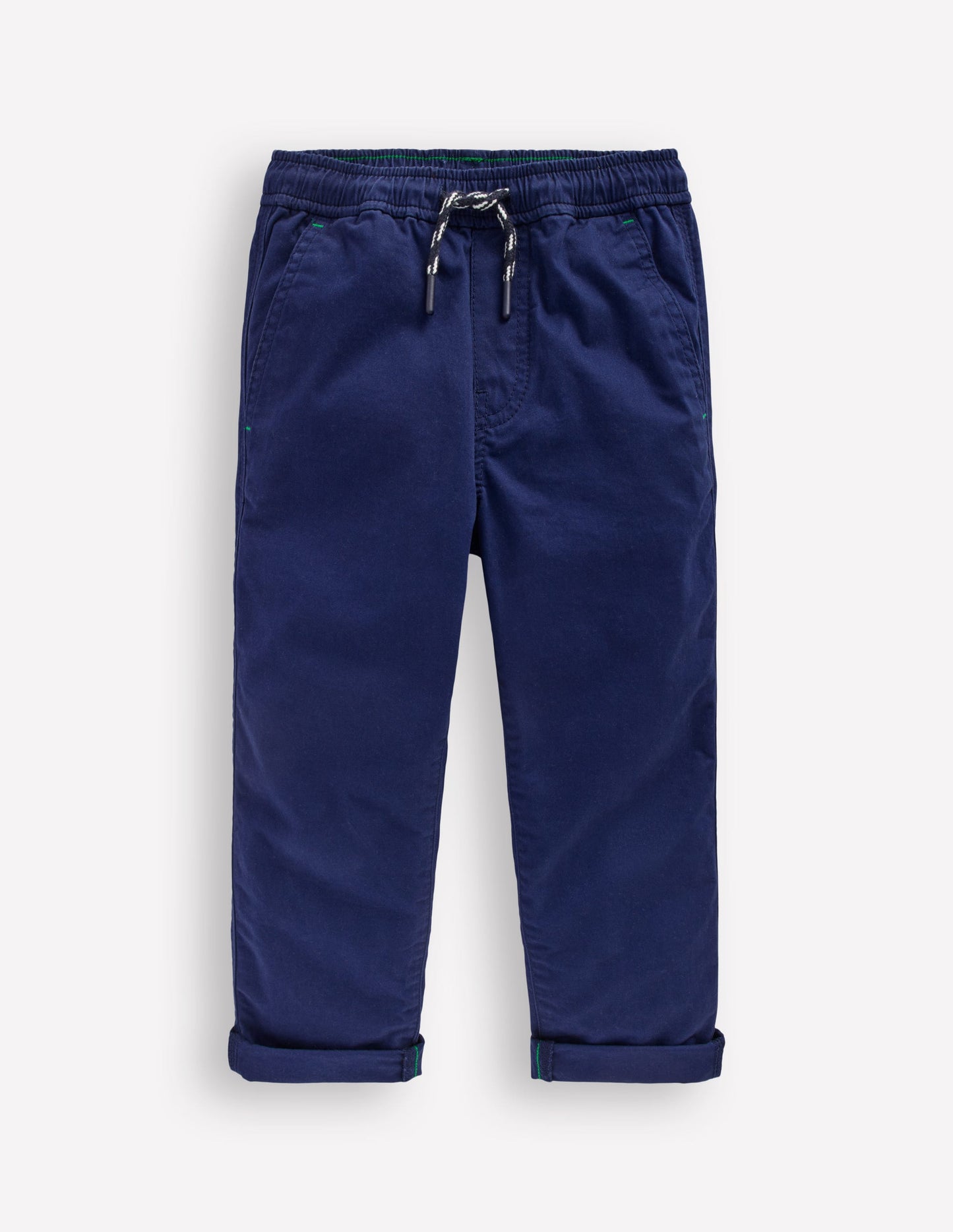 Slim Pull-on Trousers-College Navy