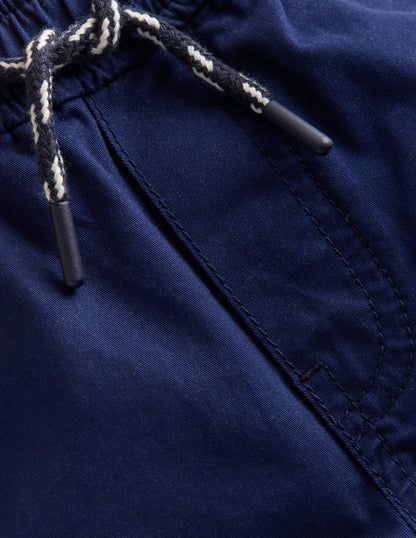 Slim Pull-on Trousers-College Navy-6