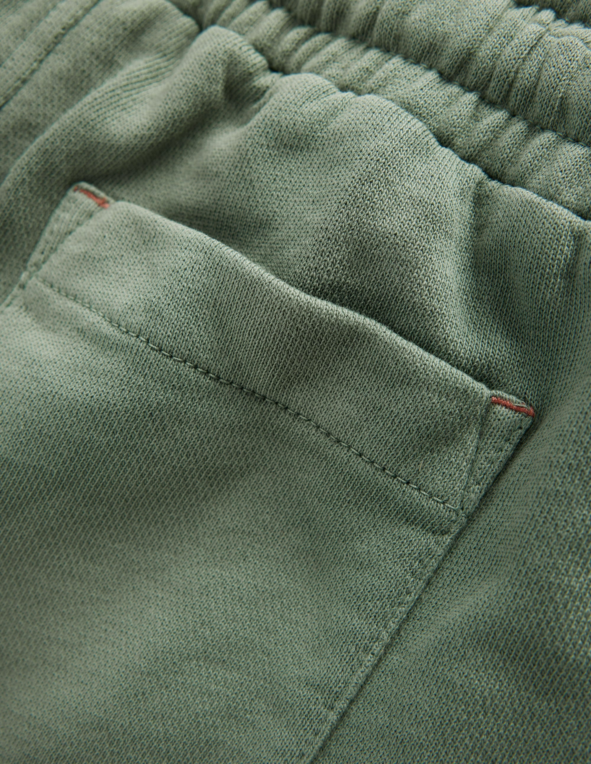Bermuda teint en pièce-Vert bouteille - Image 3
