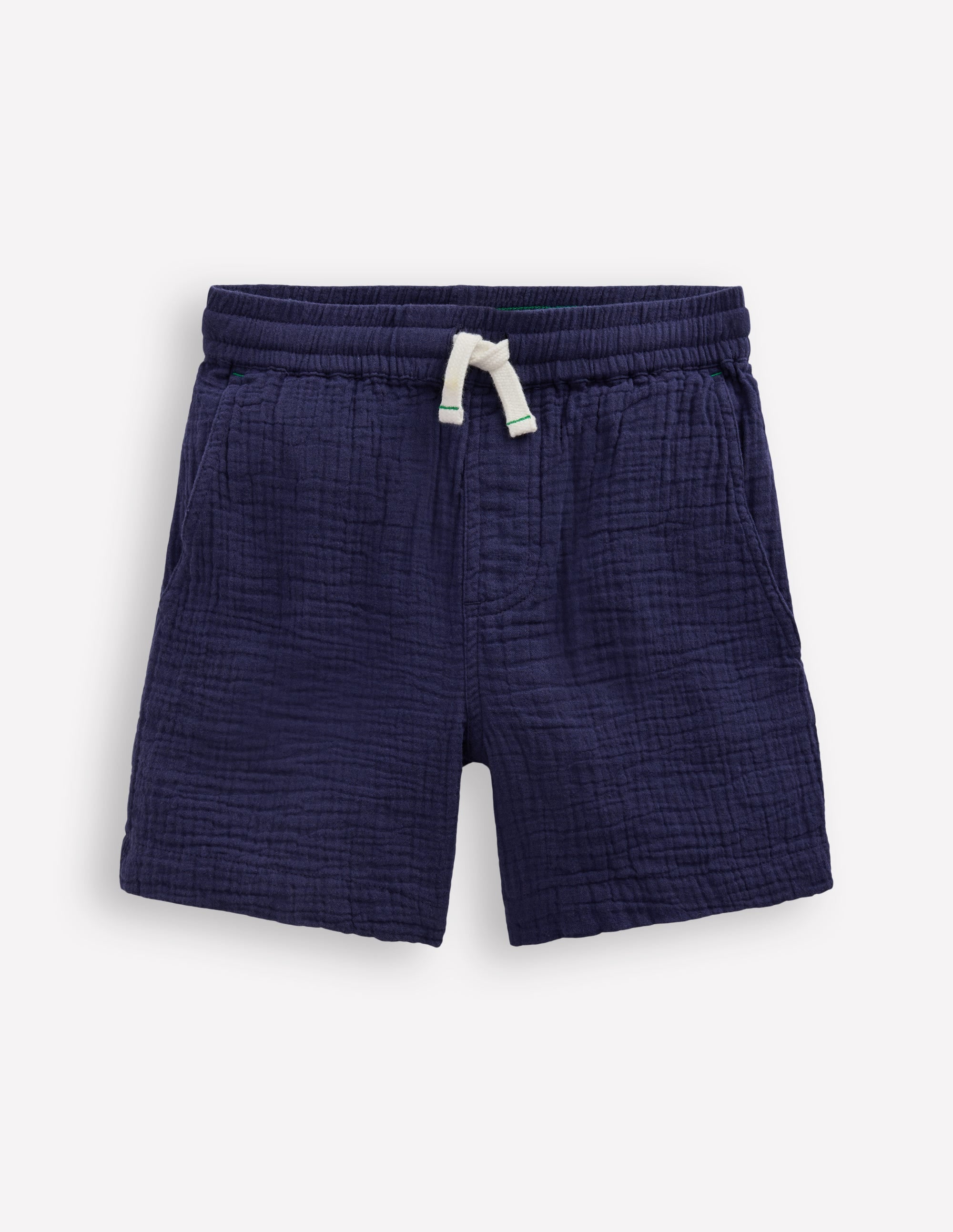 Doppeltuch-Shorts-Marineblau - Image 2