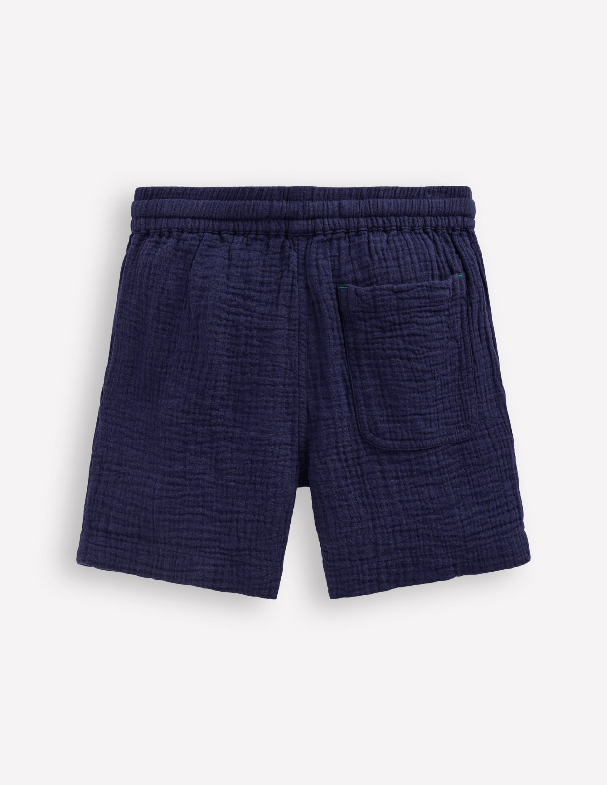 Doppeltuch-Shorts-Marineblau-2