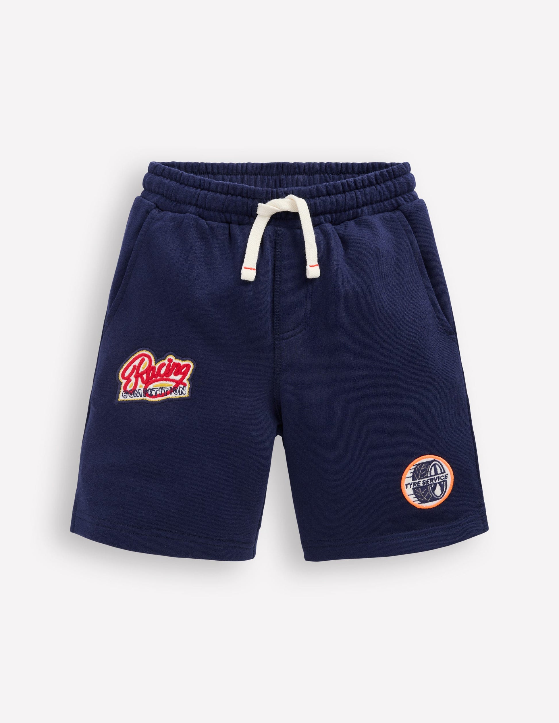 Shorts mit Superstitch-Aufnäher-Blau Sport-1