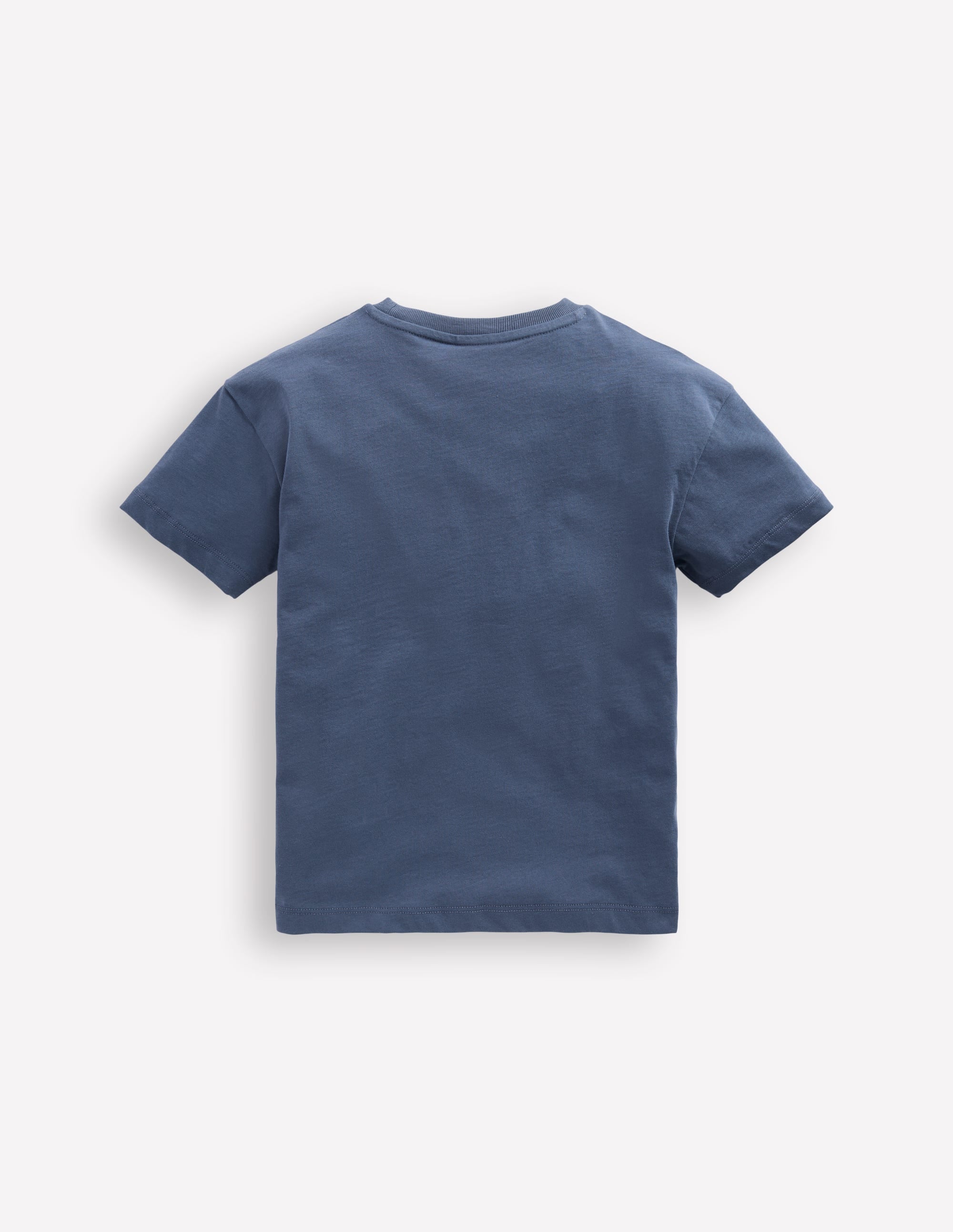 T-shirt décontracté à motif sportif-Tennis bleu robot - Image 4