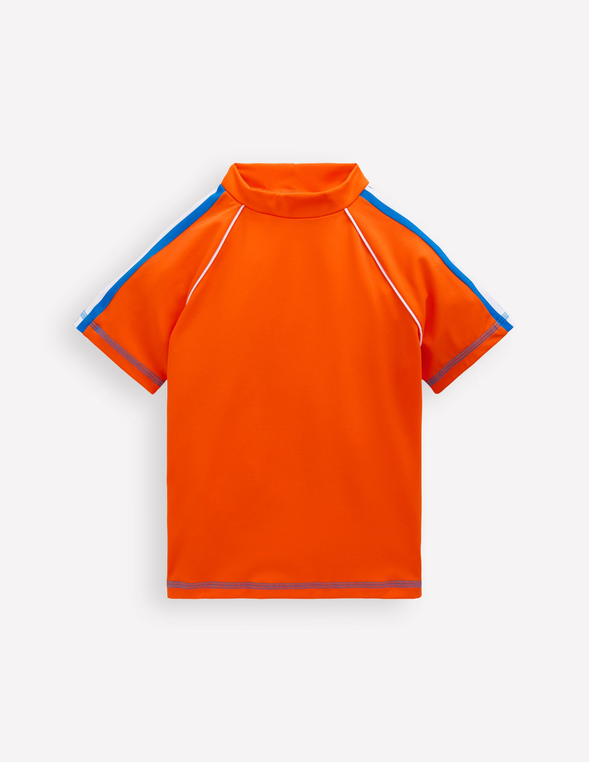 Kurzärmliges Badeshirt-Leuchtendes Orange - Image 1
