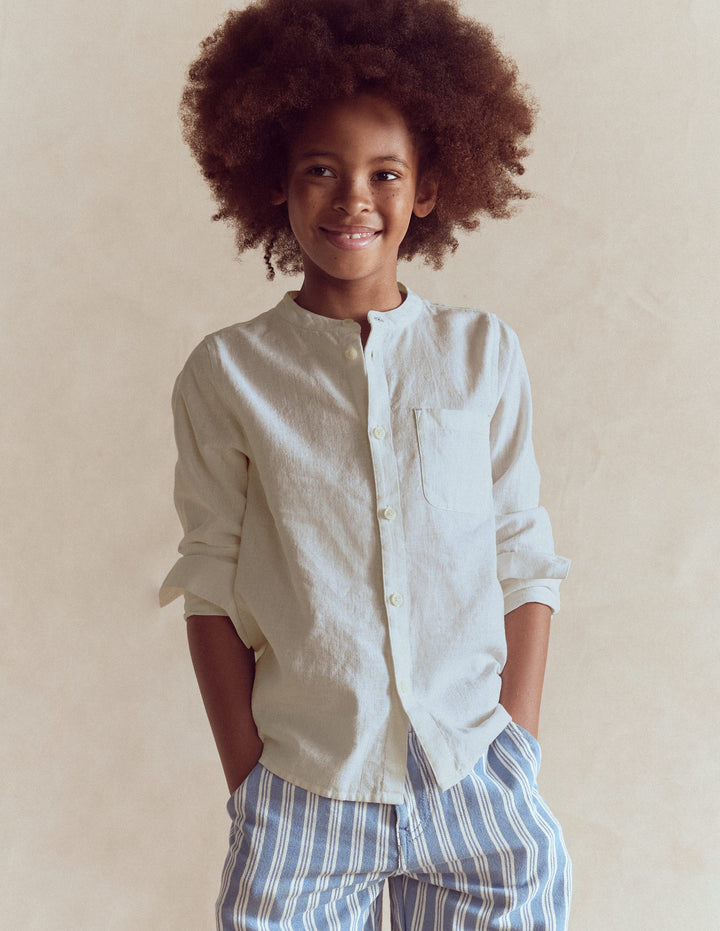 Grandad-Hemd-Kokosnussmilch