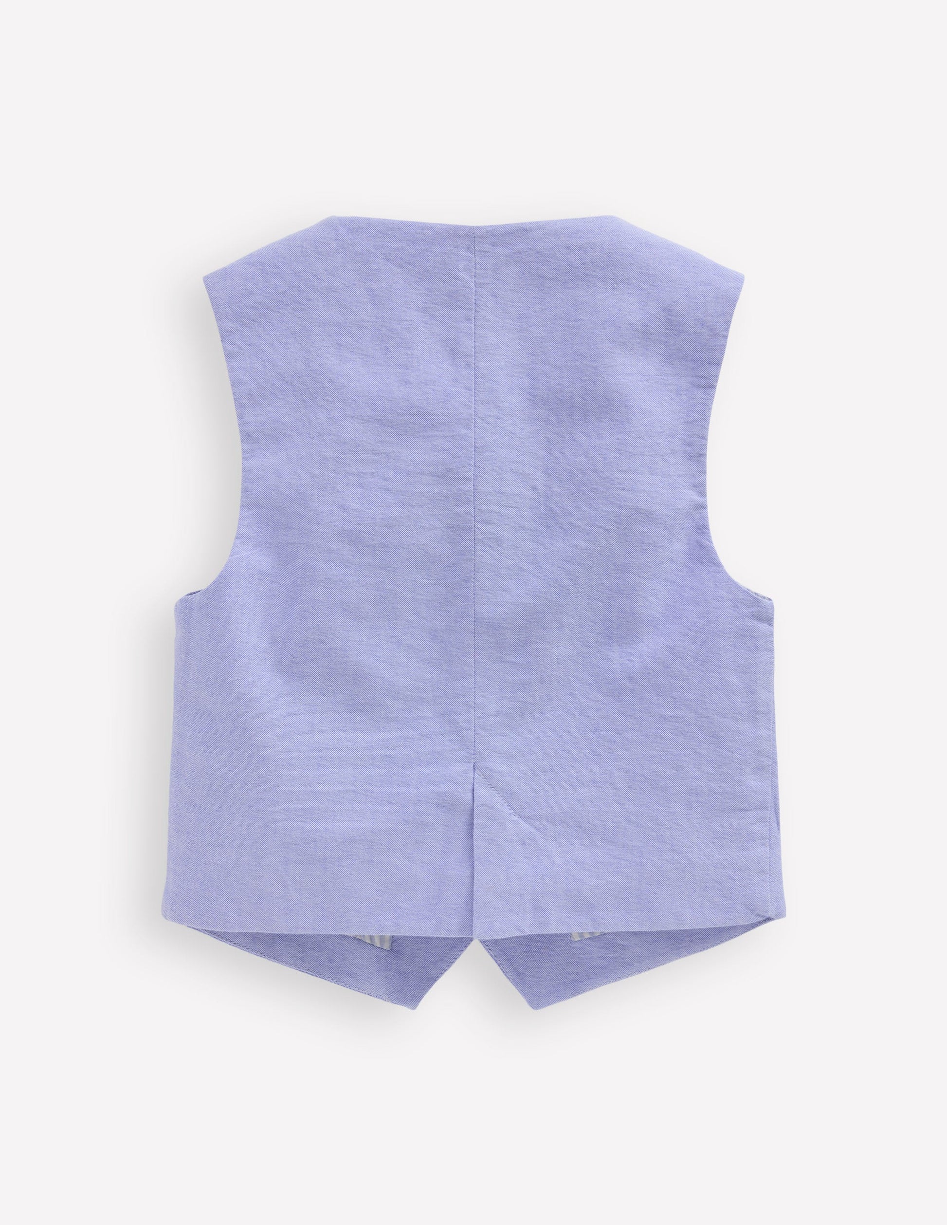 Oxford Waistcoat-Blue Oxford-2
