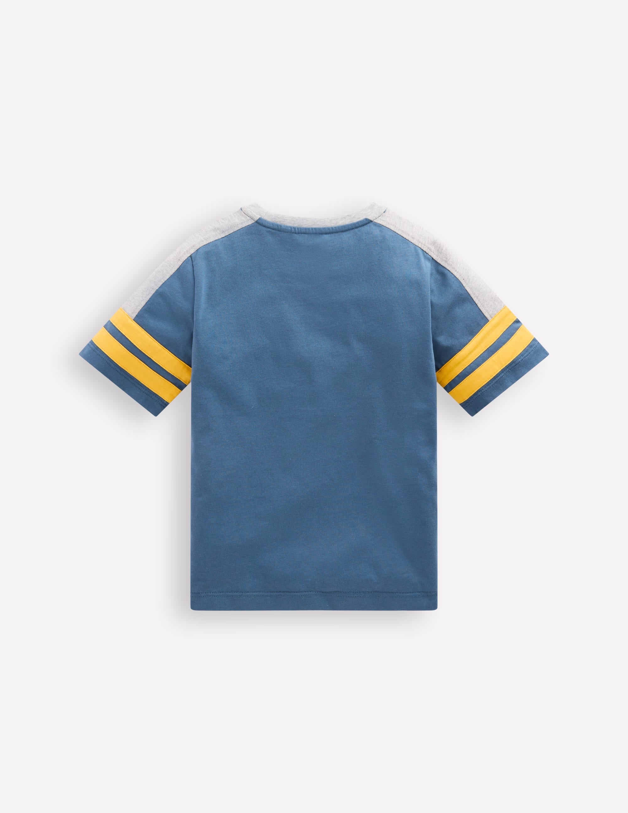 T-shirt colourblock à manches courtes-COLOURBLOCK BLEU MARINE AUTHENTIQUE - Image 2