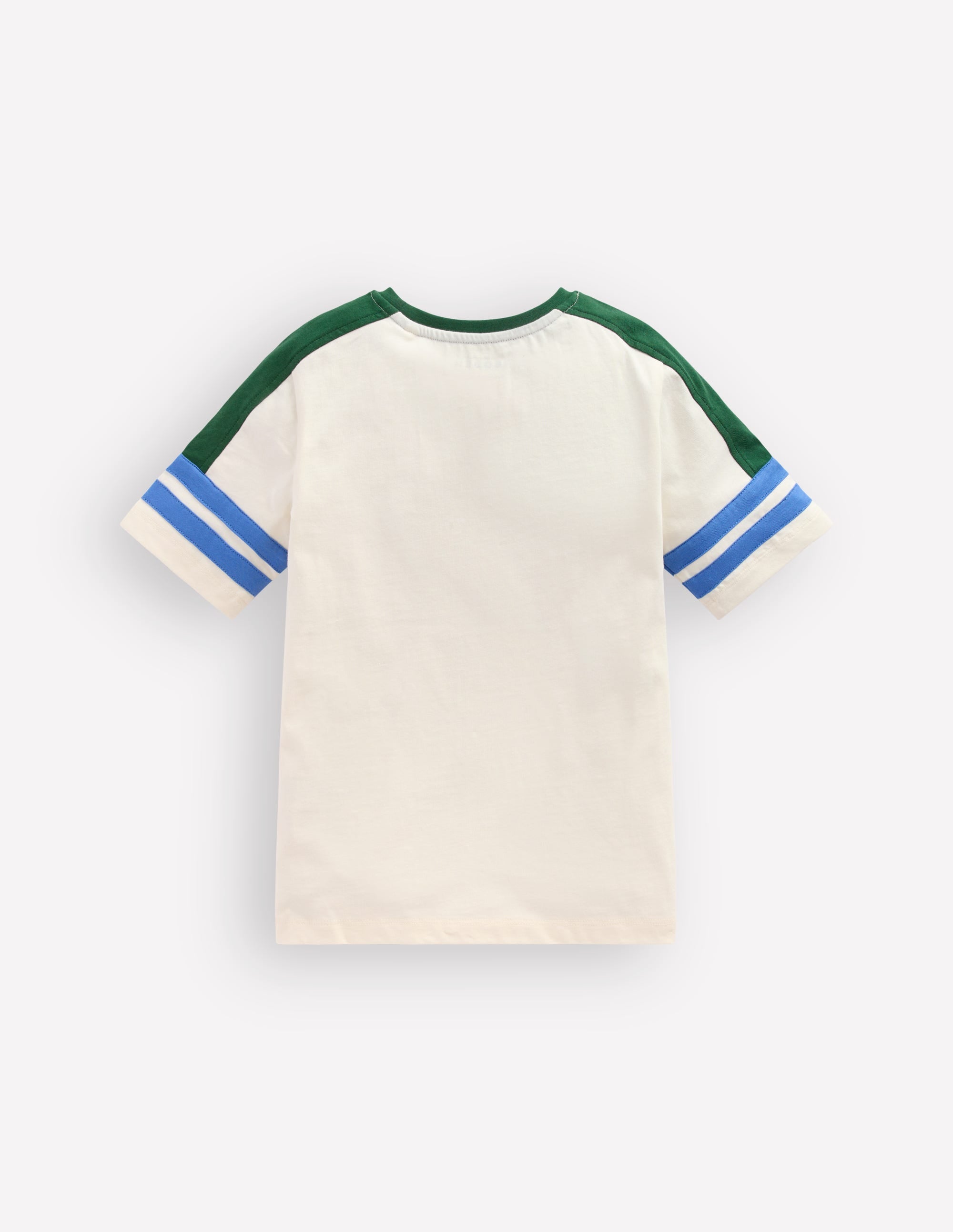 T-shirt colourblock à manches courtes-COLOURBLOCK LAIT DE COCO - Image 2