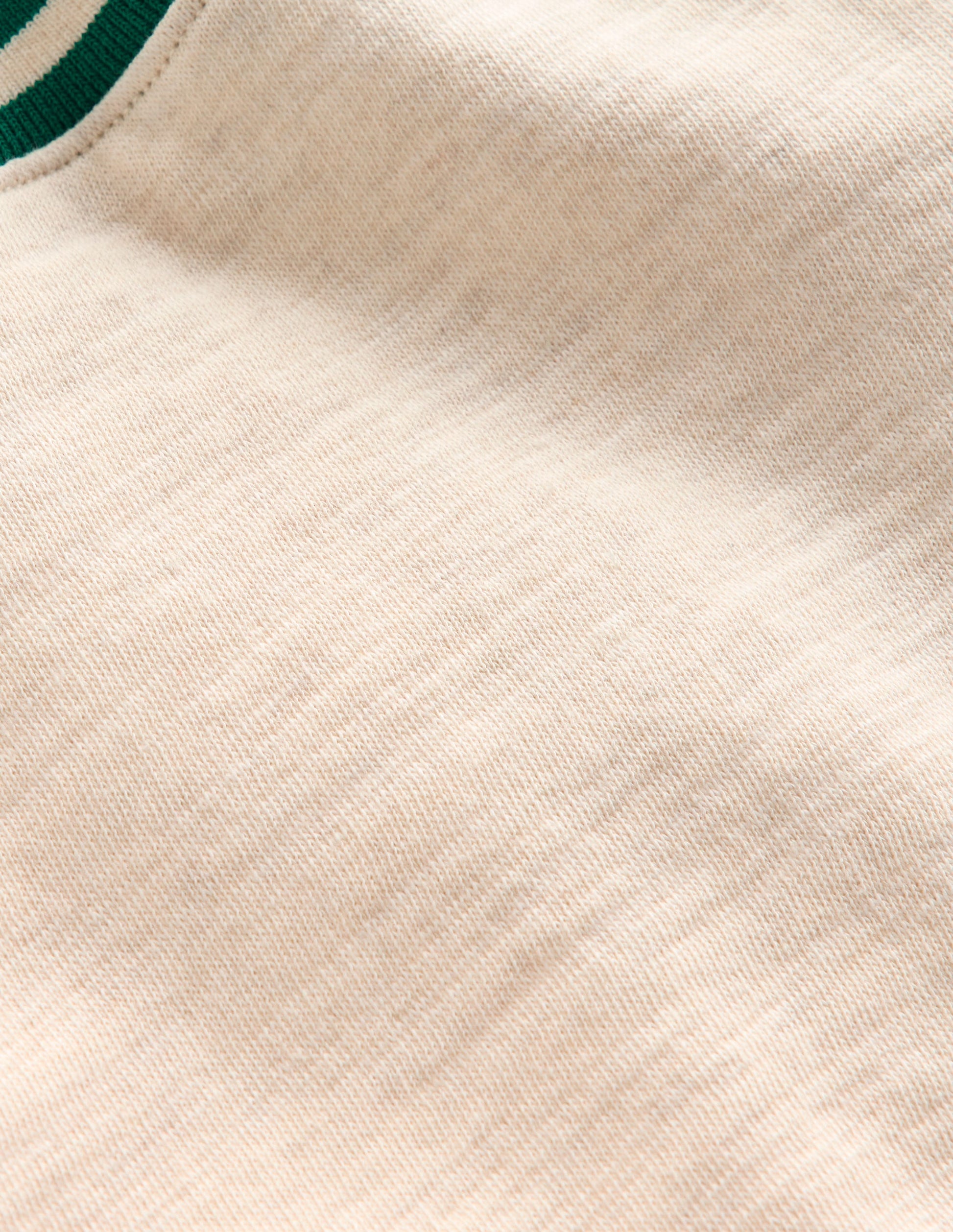 Mittelschweres T-Shirt-Beige Meliert-3