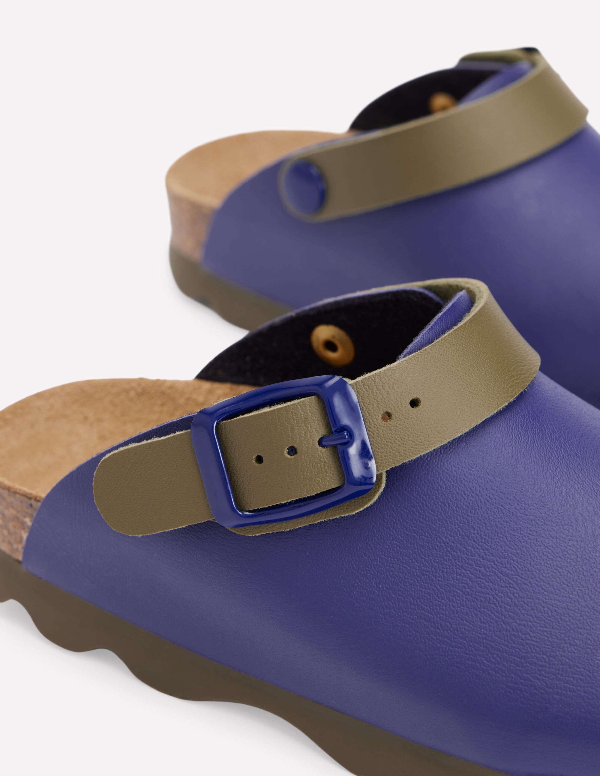 Sabots colourblock-Bleu marine - Image 3