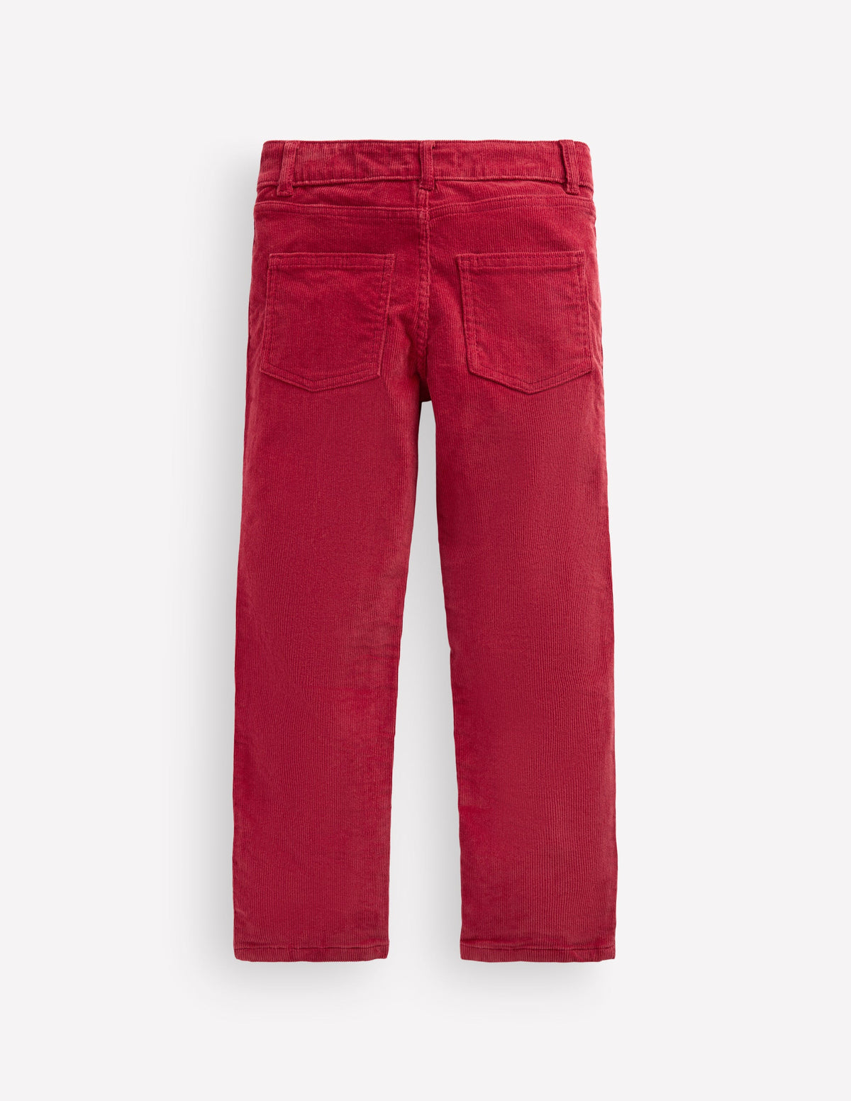 Classic Slim Cord Trousers-Red Earth-2