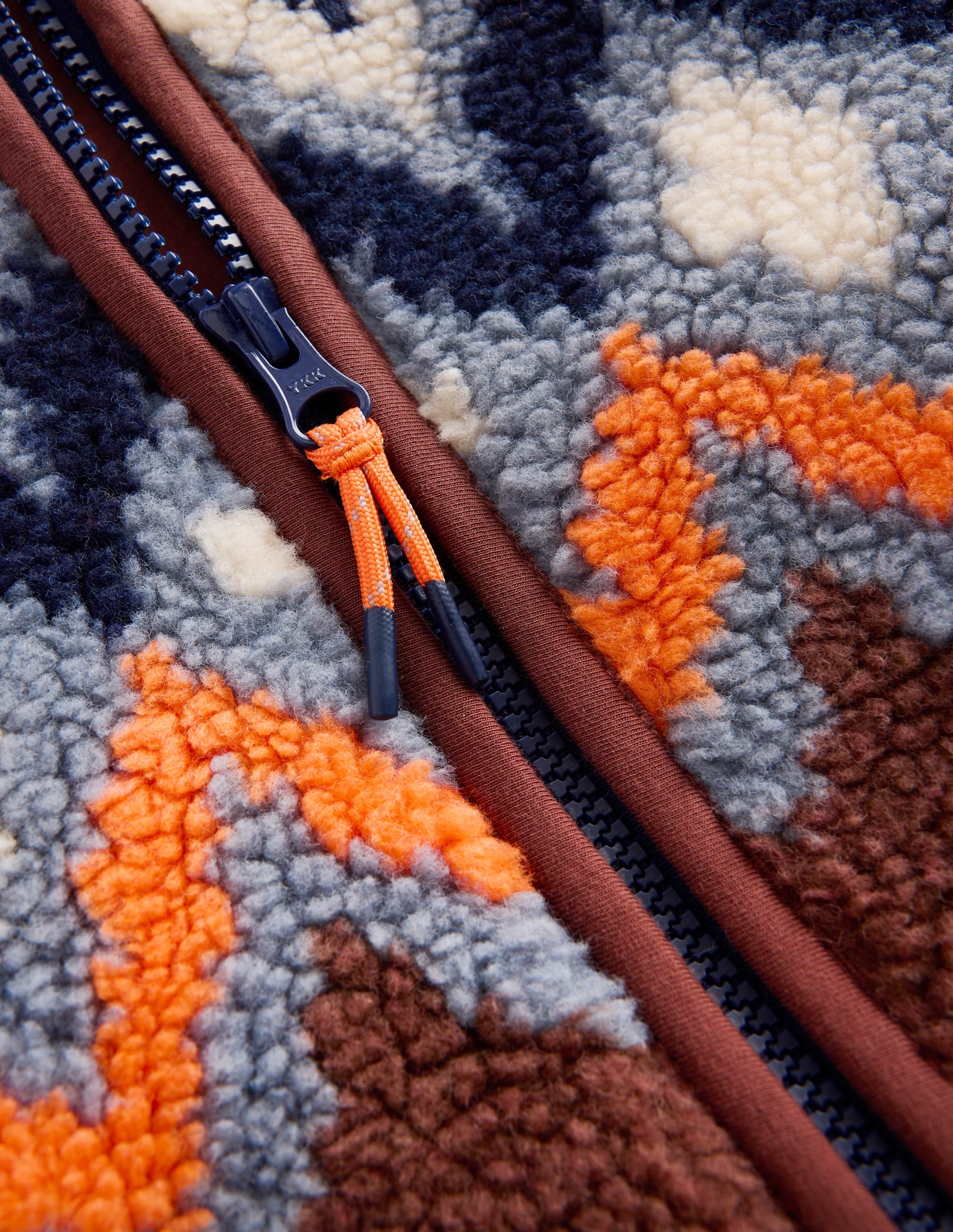 Kuschelige Teddyfell-Jacke-Fair-Isle-Muster - Image 5