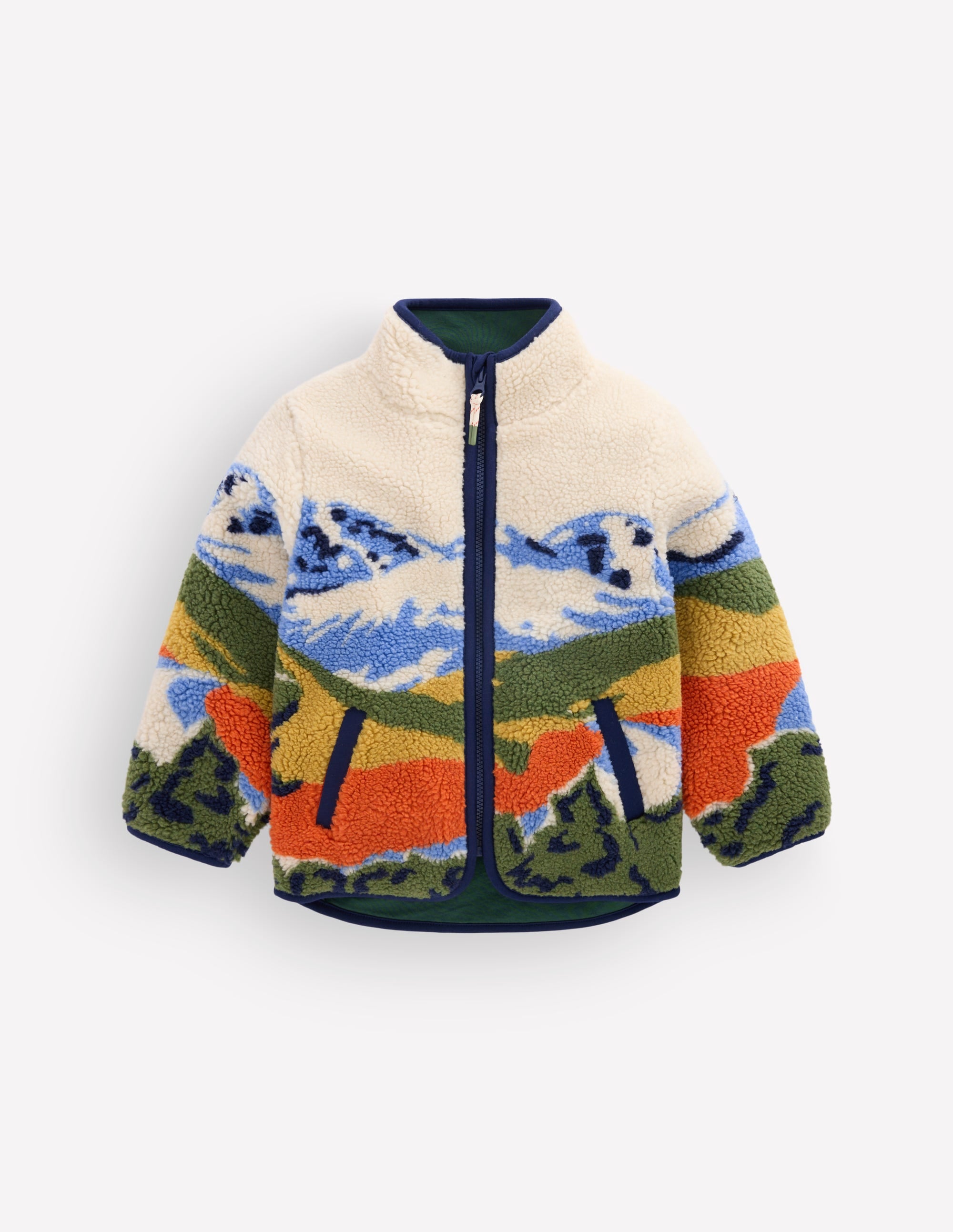 Kuschelige Teddyfell-Jacke-Teddyfell Landschaft - Image 2