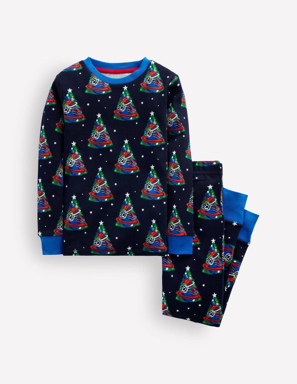 Pyjama phosphorescent douillet-Sapin de Noël solaire - Image 1