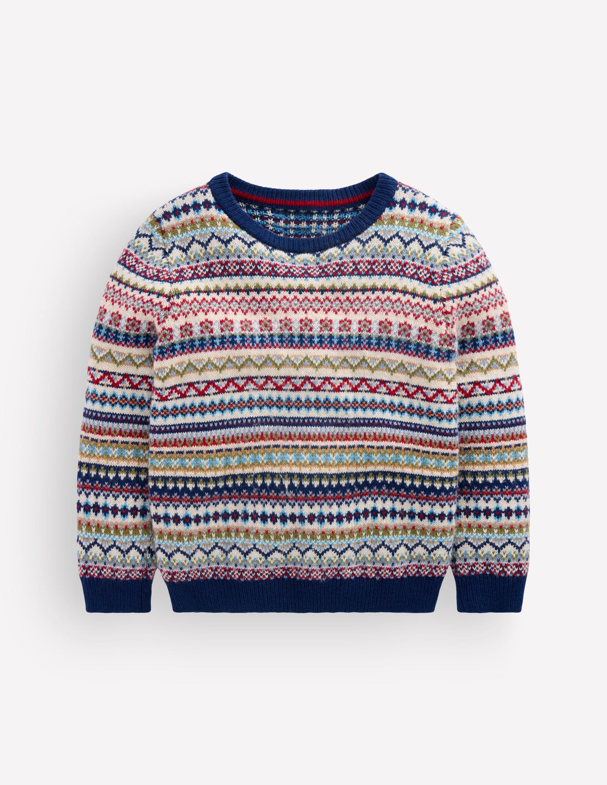 Fair-Isle-Pullover-Bunt, Fair-Isle-Muster-1