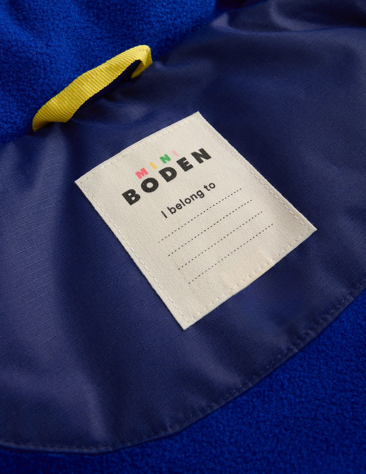 Fleece Lined Padded Coat-College Navy-4
