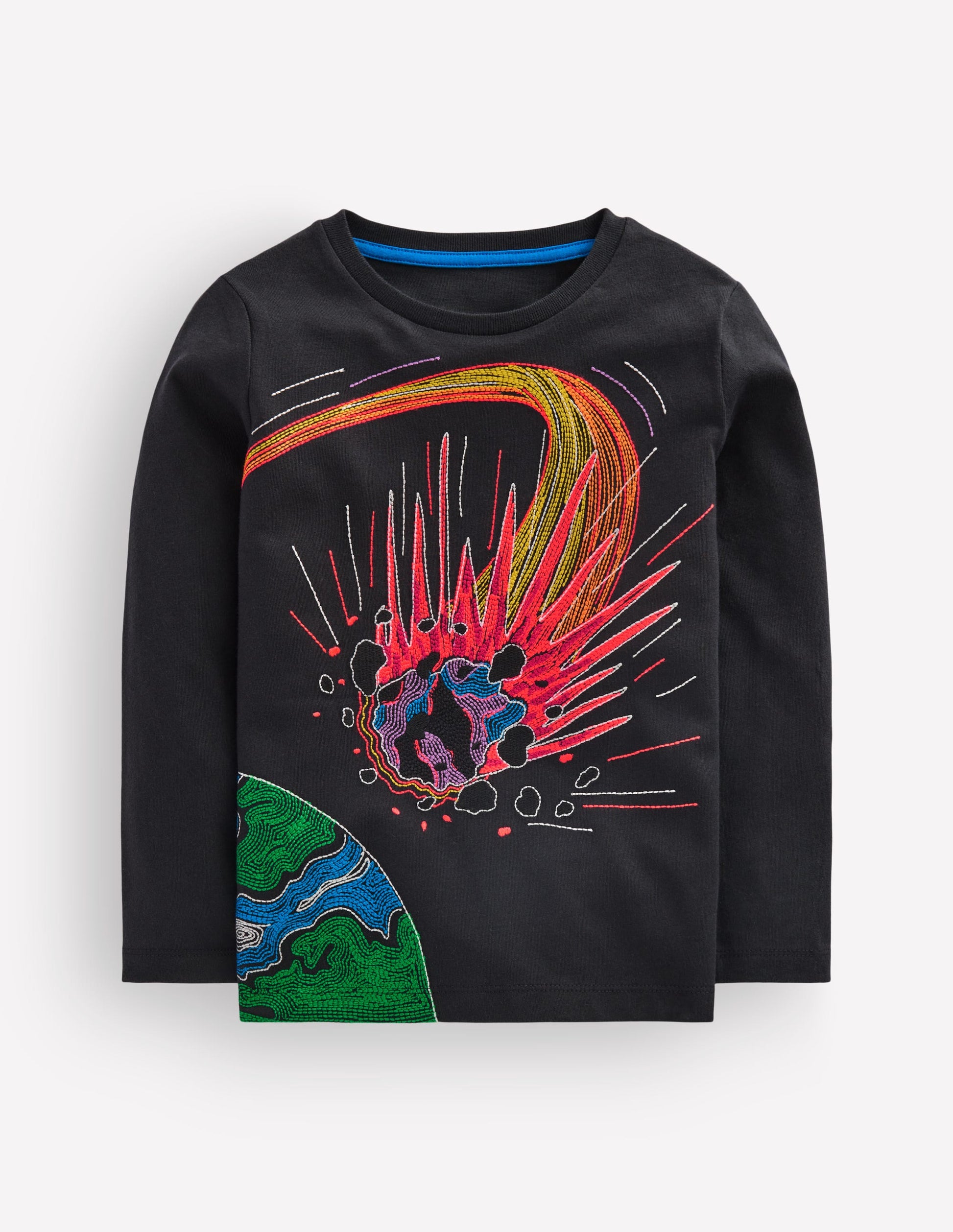 Glow Superstitch T-shirt-PHANTOM COMET-2
