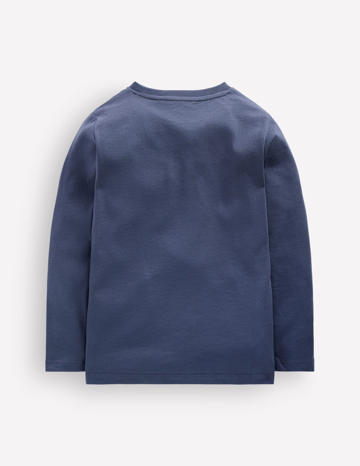 Im Dunkeln leuchtendes Langarmshirt-Vintage-Indigoblau Weihnachten Weltall - Image 3