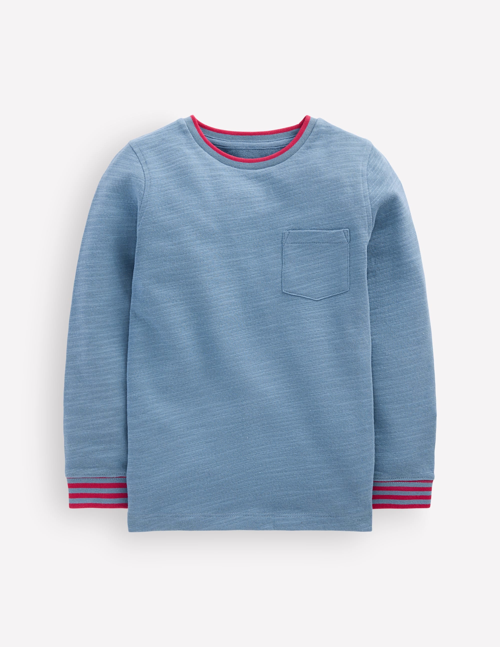Kuscheliges, mittelschweres Langarmshirt-Blaue Aura/Süßkirsche - Image 1