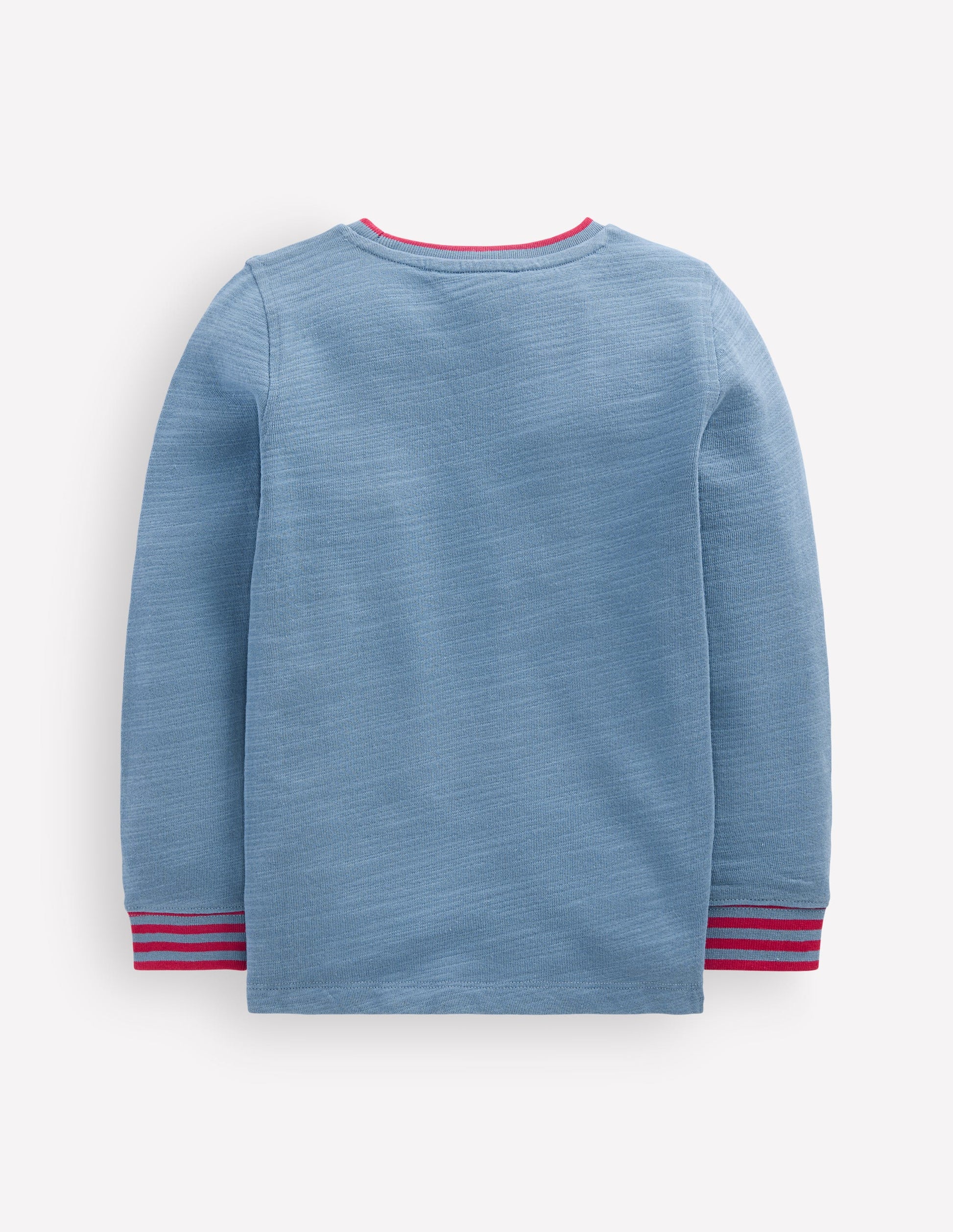 Kuscheliges, mittelschweres Langarmshirt-Blaue Aura/Süßkirsche-2