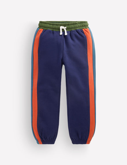 Bas de jogging colourblock resserré aux chevilles-BLEU CÉLESTE/ÉPHÉMÈRE