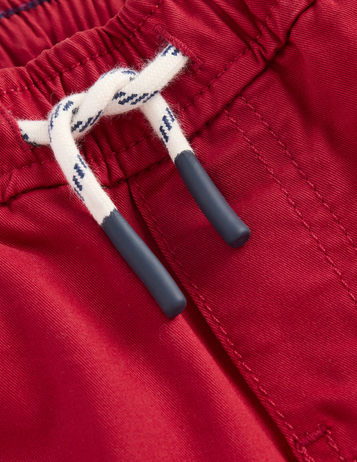 Slim Pull-on Trousers-Rythmic Red - Image 3