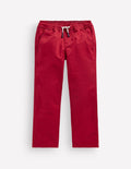 Slim Pull-on Trousers-Rythmic Red