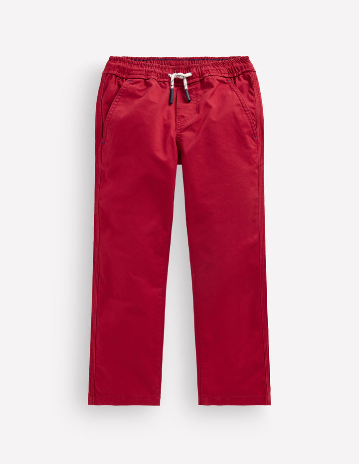 Schmal geschnittene Hose zum Hineinschlüpfen-Rhythmisches Rot