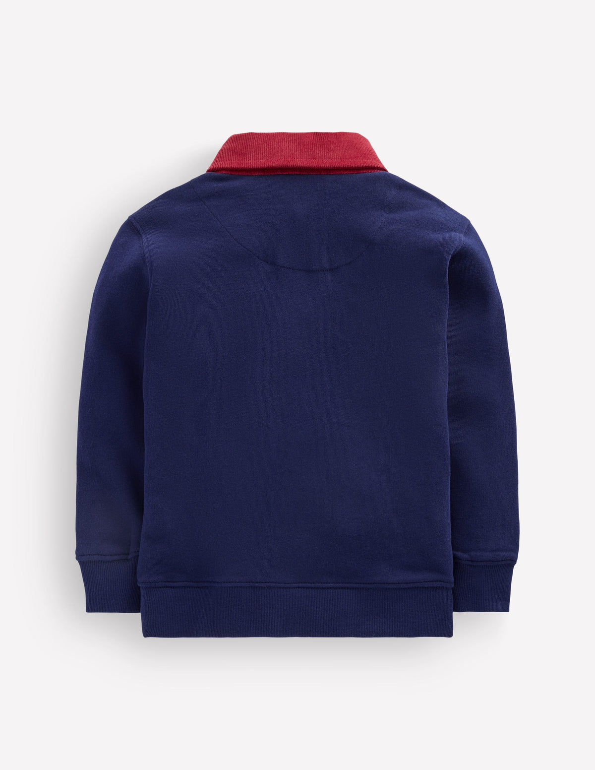 Smart Collared Sweatshirt-College Navy - Image 2