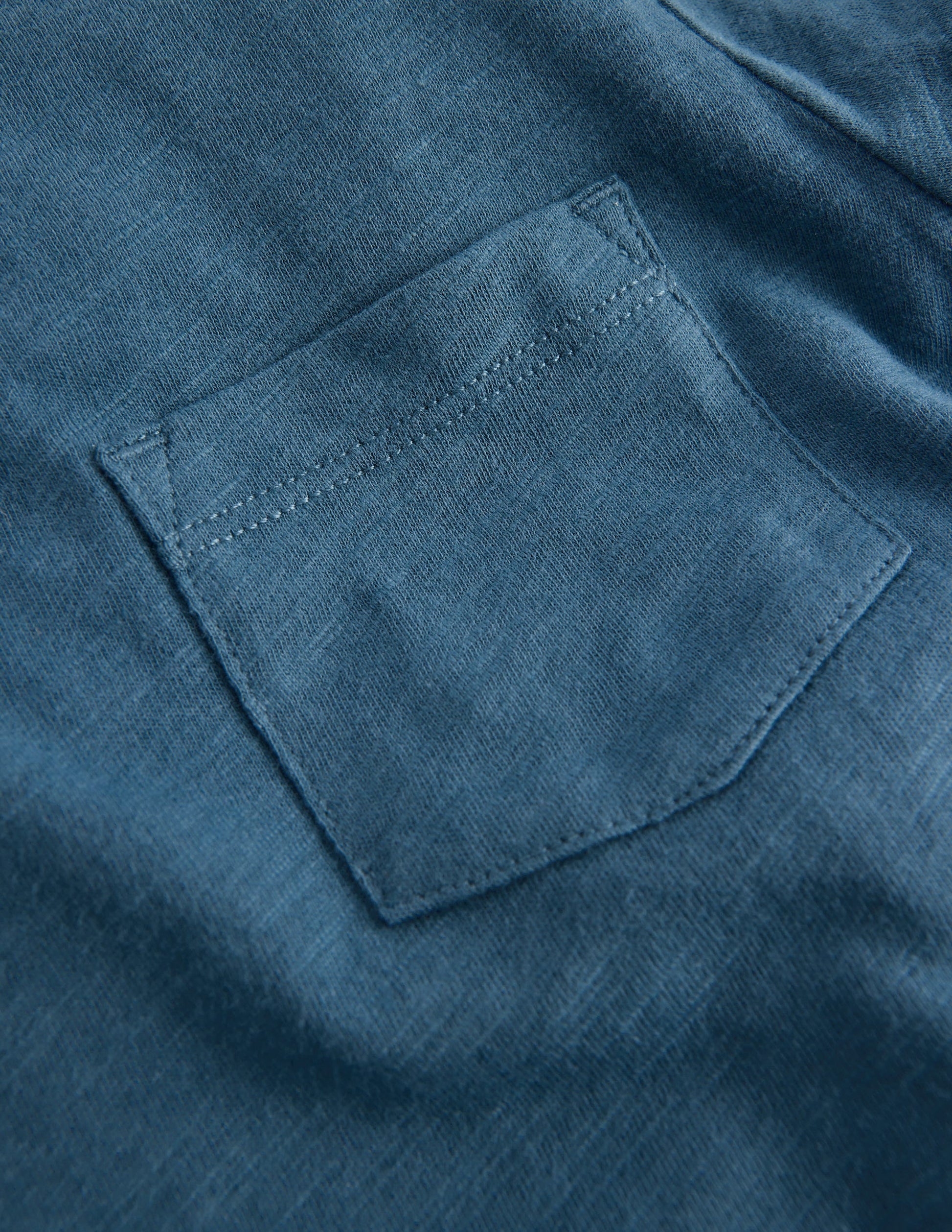 Langärmliges T-Shirt für den Alltag-Graublau-3