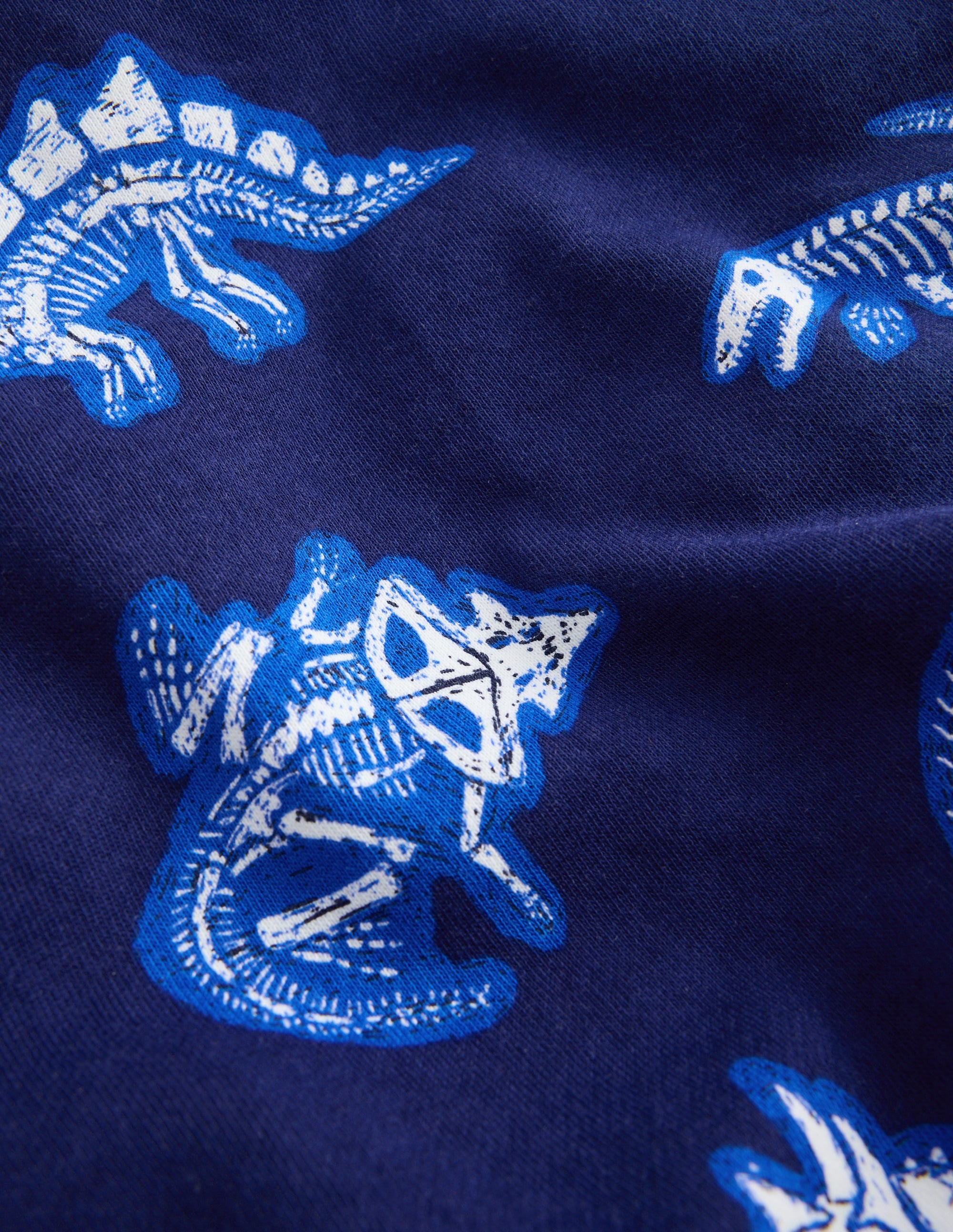 Im Dunkeln leuchtendes, bedrucktes Sweatshirt-Schuluniform-Marineblau Dino - Image 3