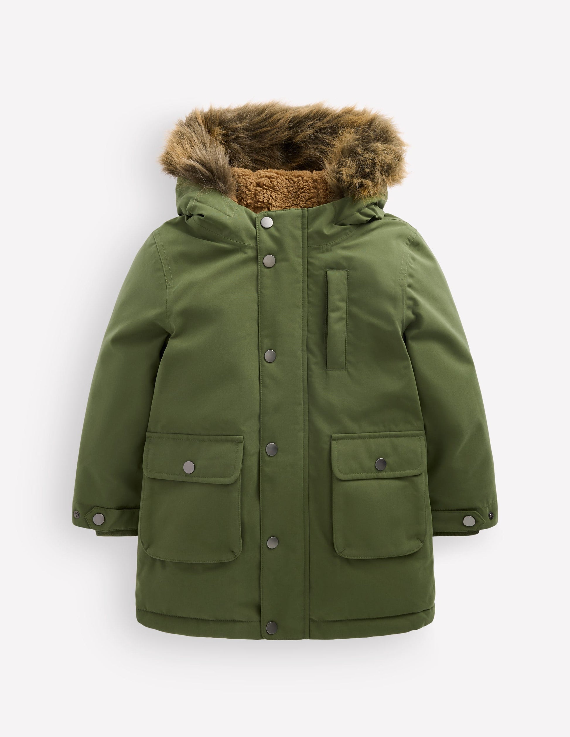 Parka classique imperméable-Vert Brunswick-8
