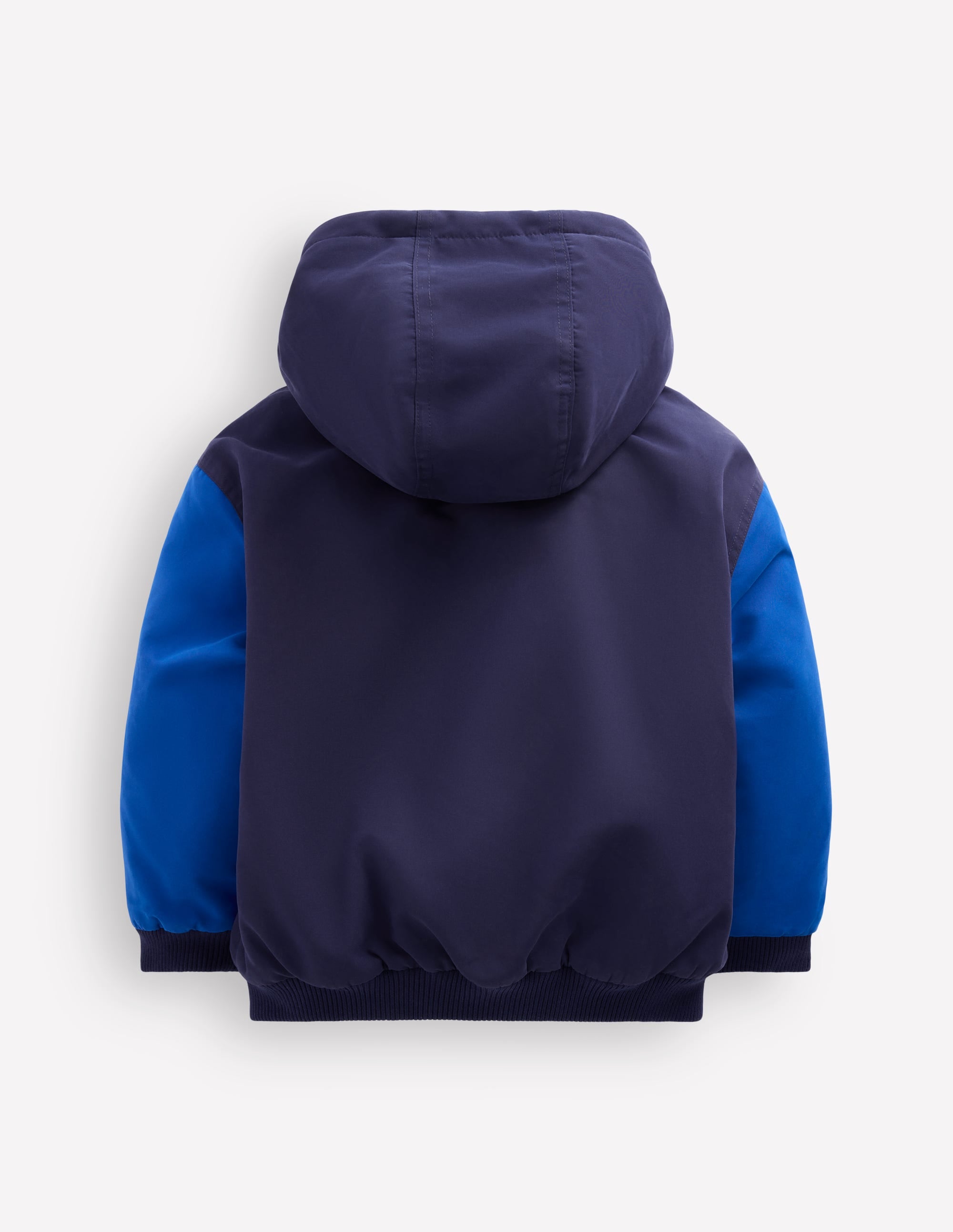 Veste bomber réversible en borg-Colourblock BLEU et ROUGE - Image 2