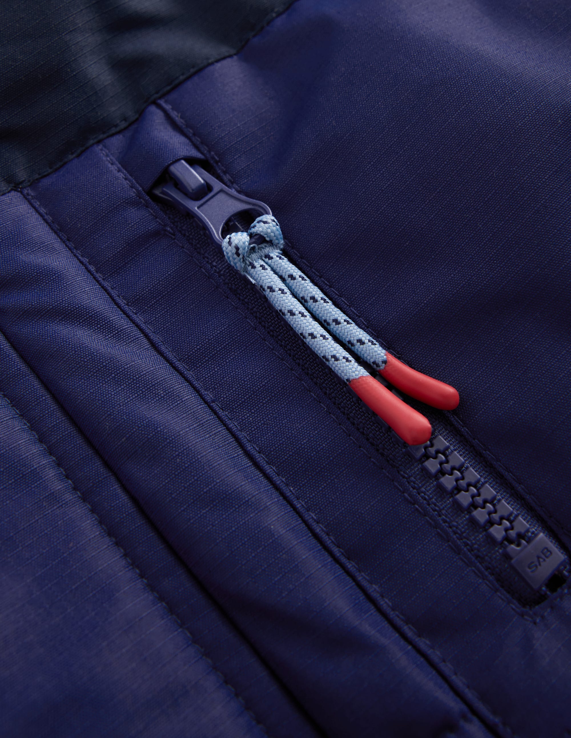 Borg Lined Puffer Coat-College Navy - Image 8