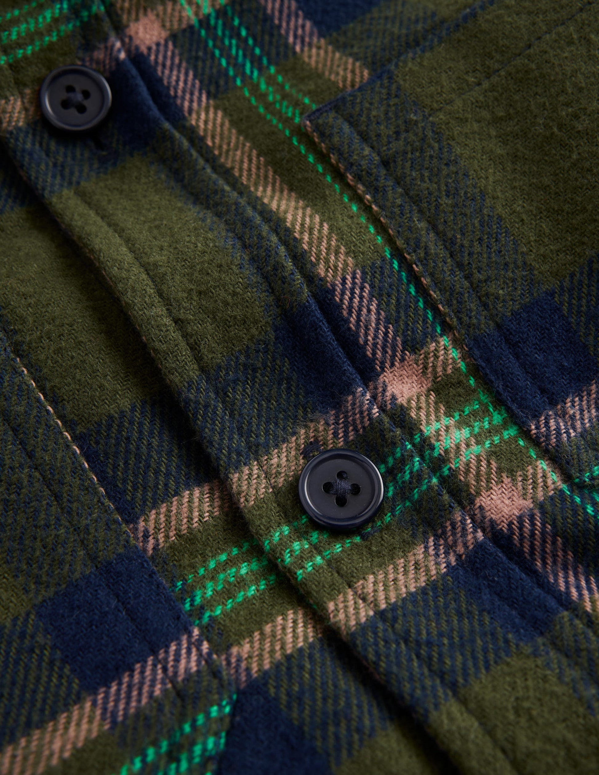Shacket-Green Check-4
