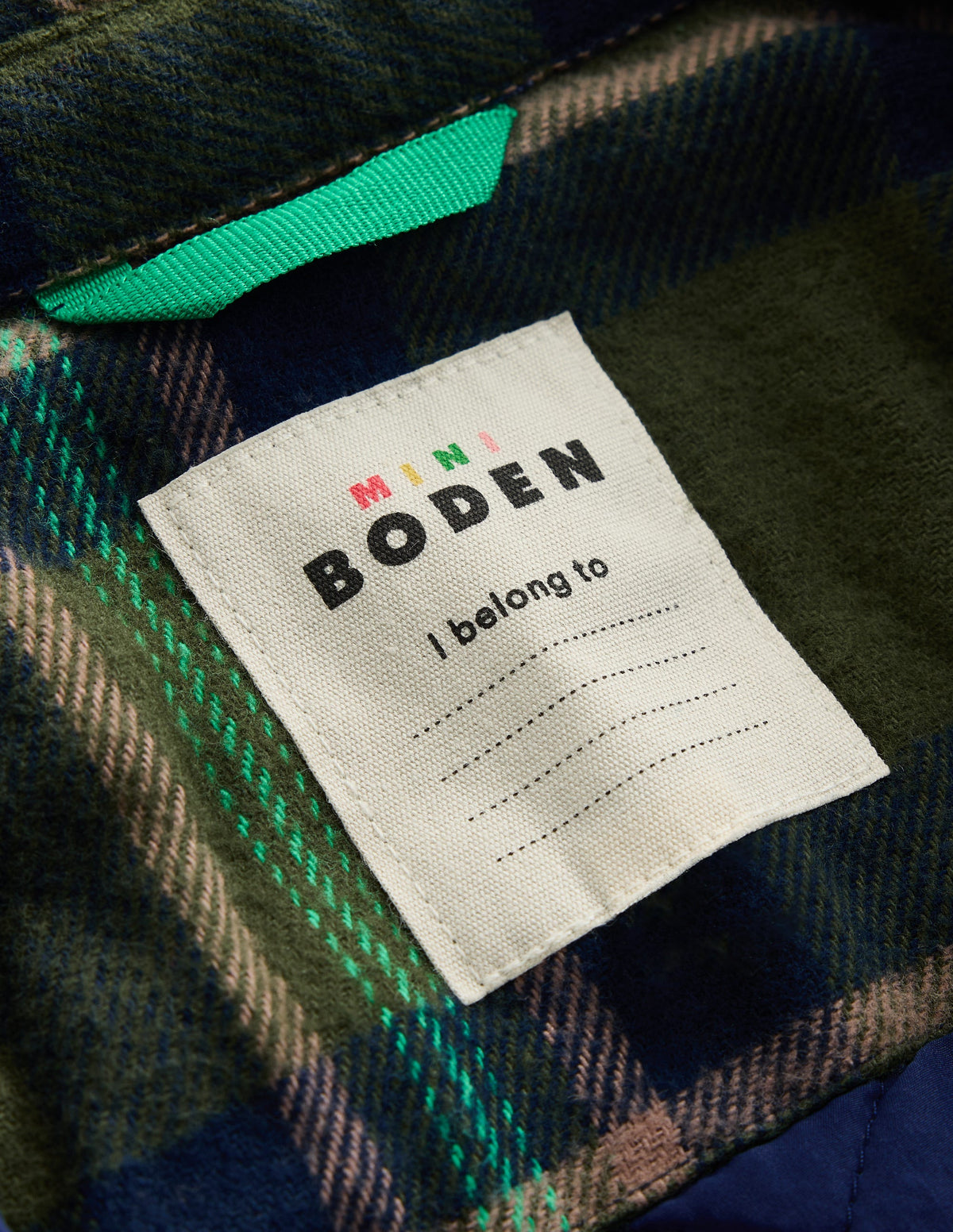 Hemdjacke-Grün Kariert-5