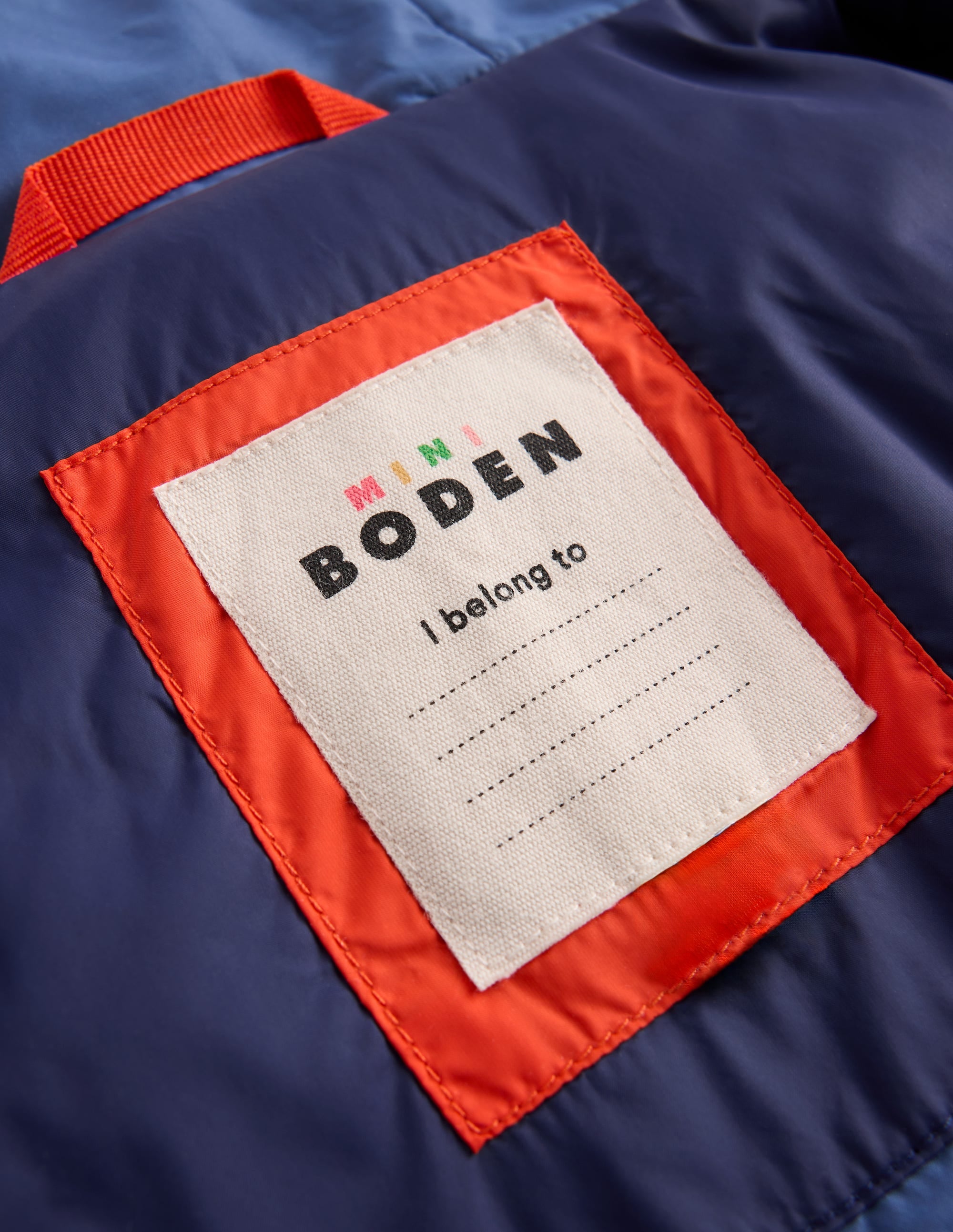 Veste 2-en-1 en borg mélangé à empiècements-Bleu marine - Image 4