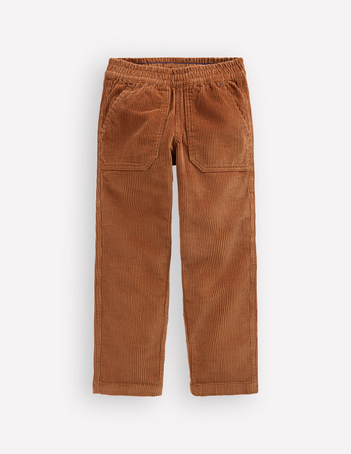 Pantalon à enfiler en velours côtelé-Gingembre - Image 1