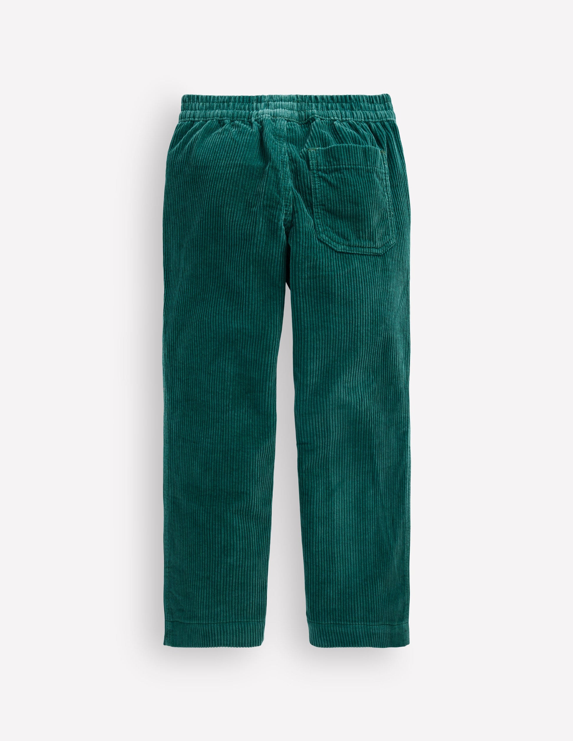 Pull-on Cord Trousers-MALLARD GREEN-5