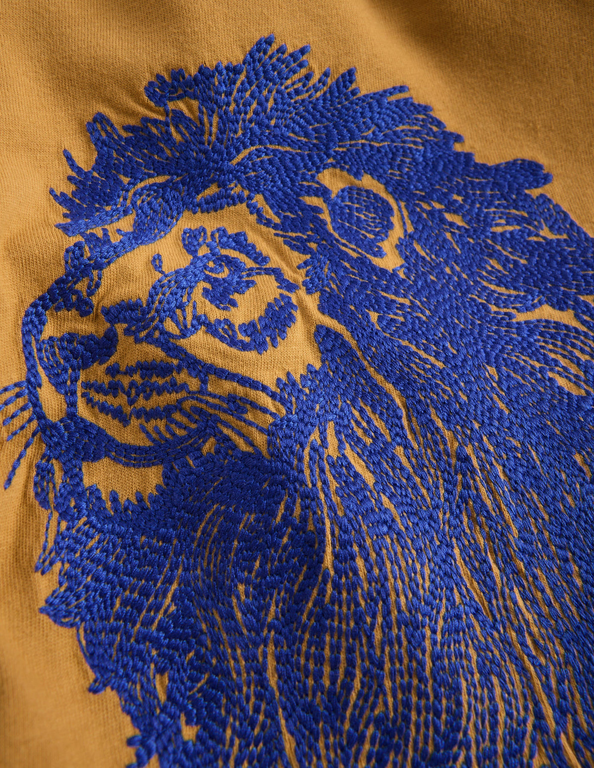 Neon Superstitch T-shirt-Gold Wheat Lion - Image 3